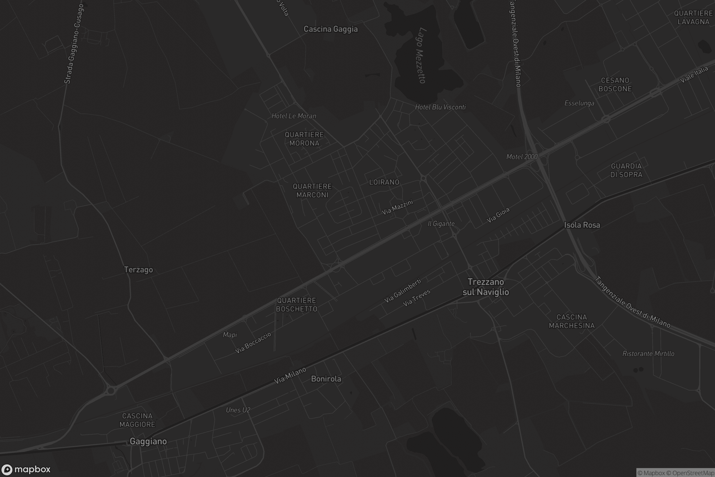 Mappa di Trezzano sul Naviglio