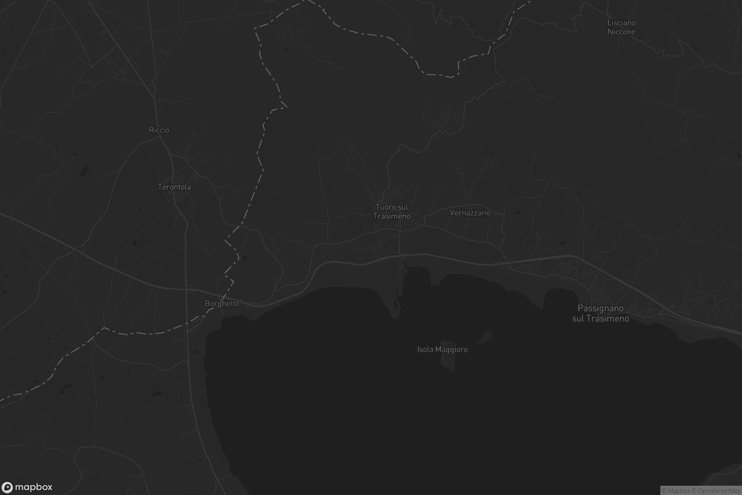 Mappa di Tuoro sul Trasimeno