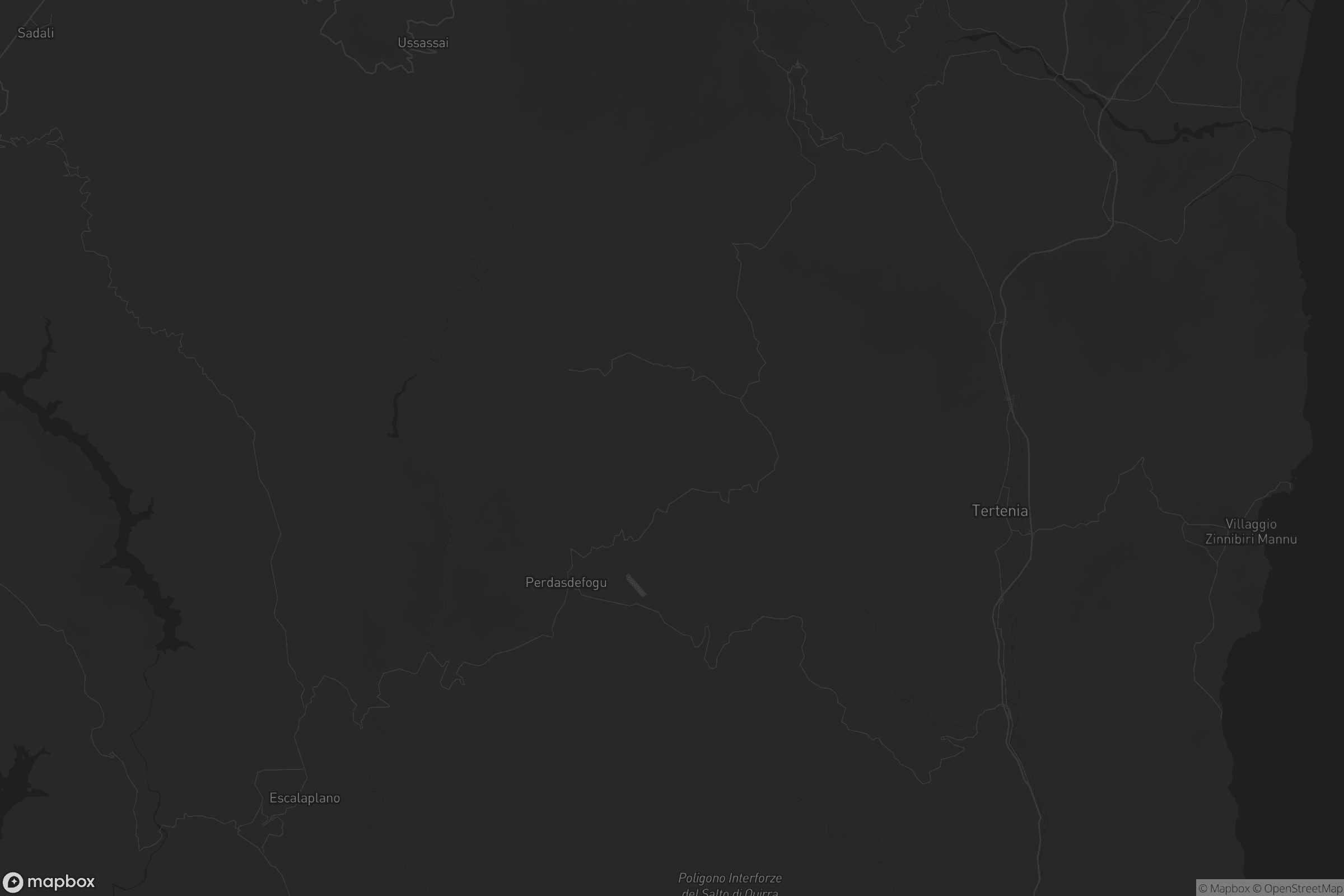 Mappa di Ulassa/Ulassai