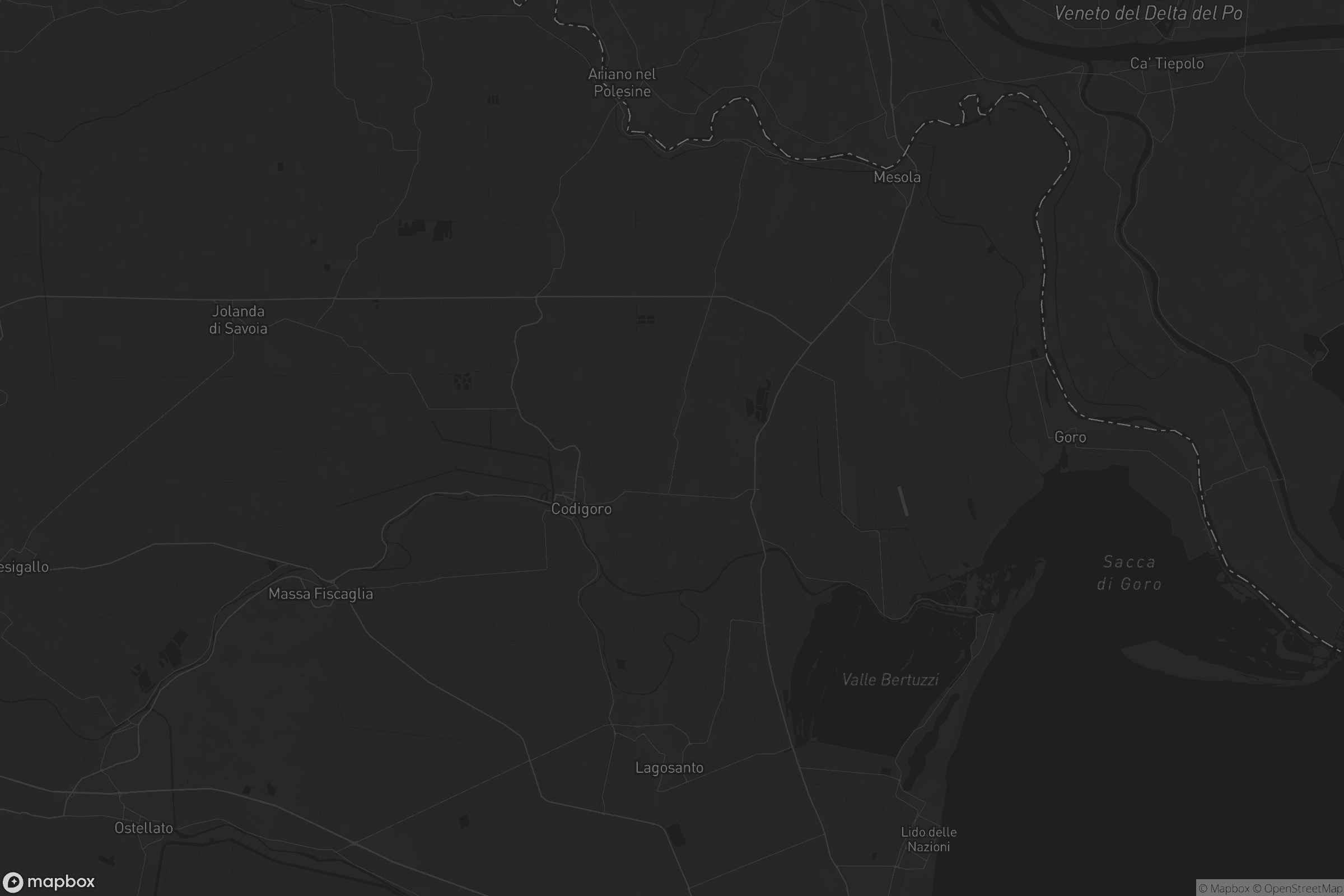 Mappa di Unione Delta del Po