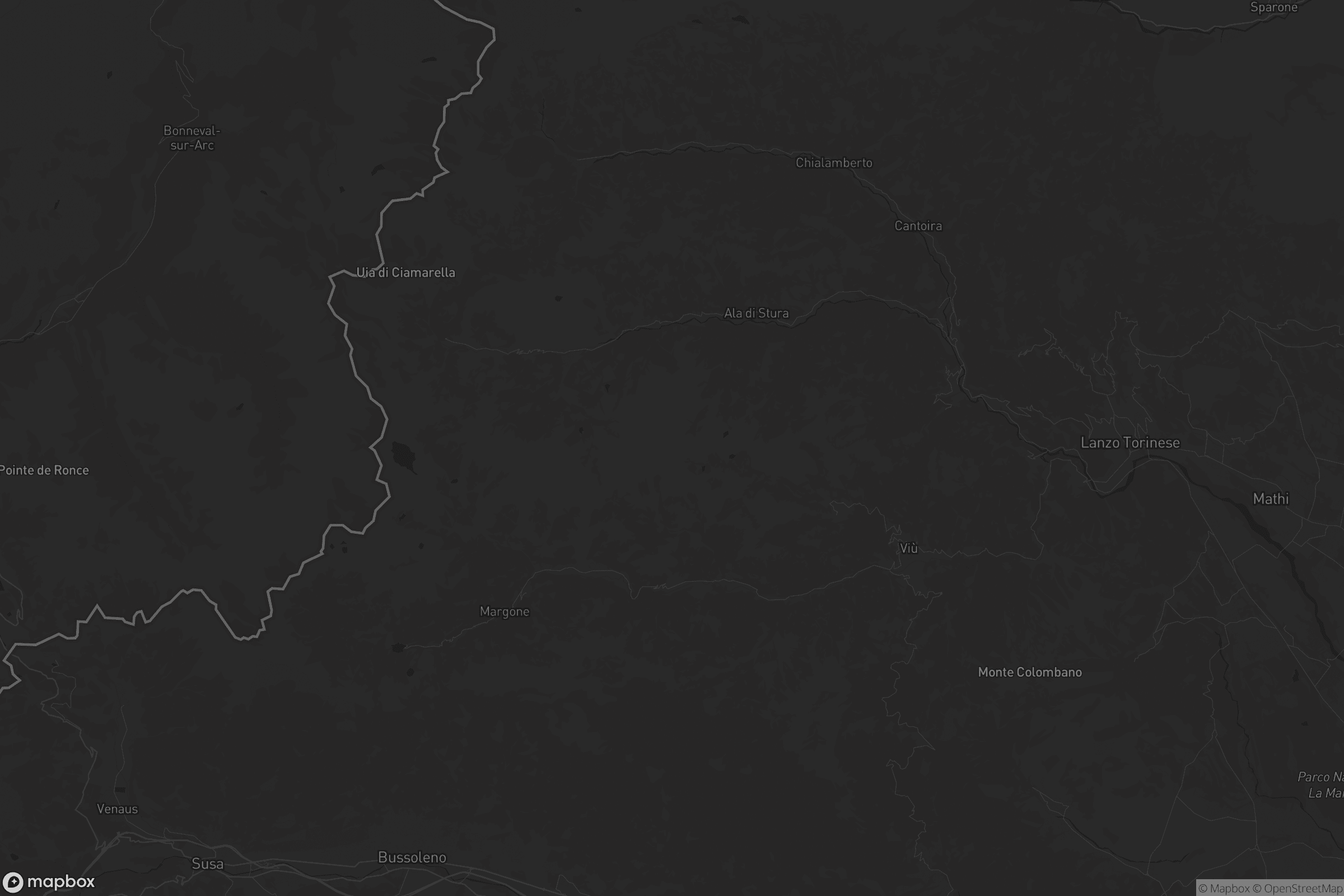 Mappa di Unione Montana Alpi Graie
