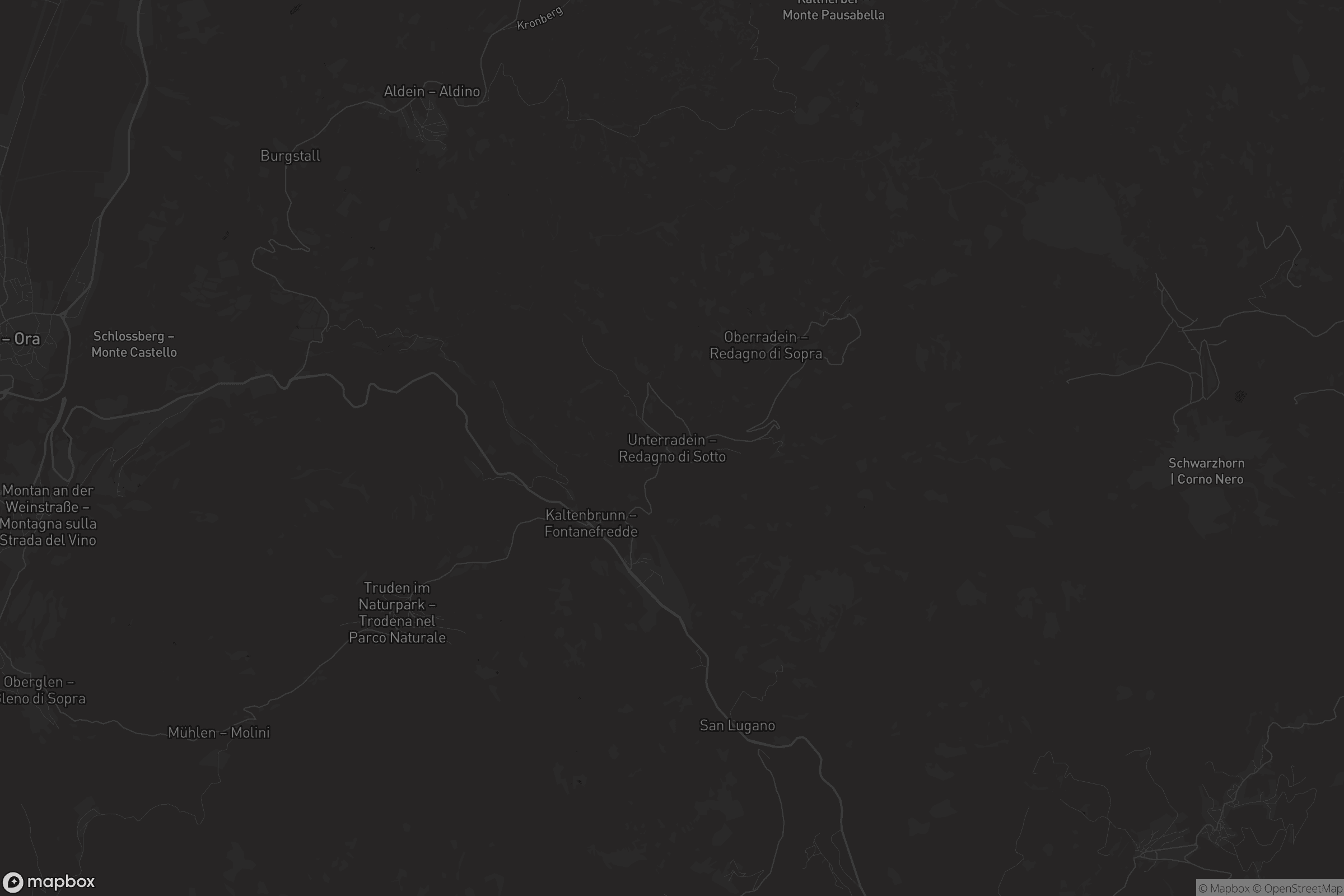 Mappa di Unterradein - Redagno di Sotto