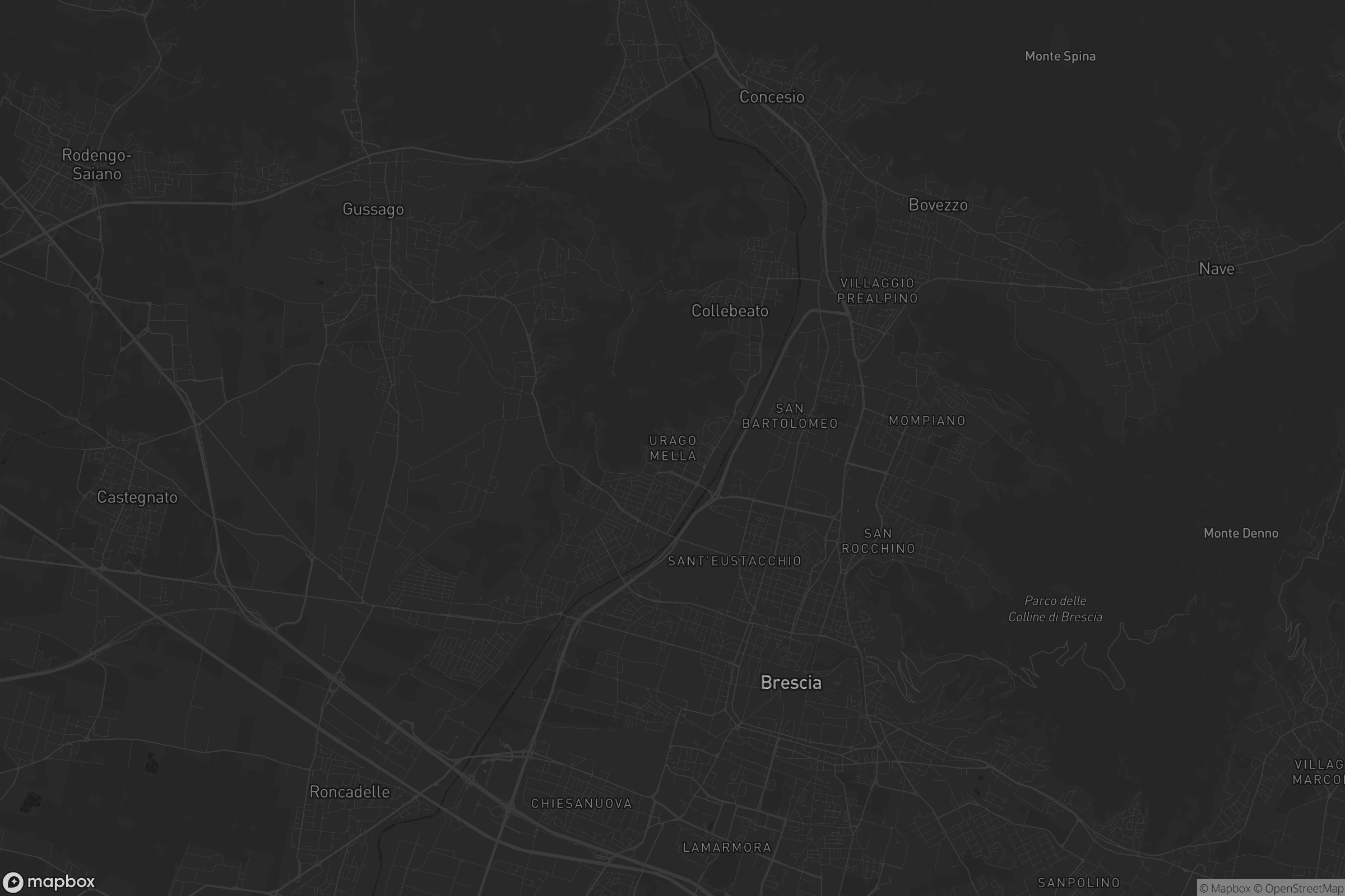 Mappa di Urago Mella