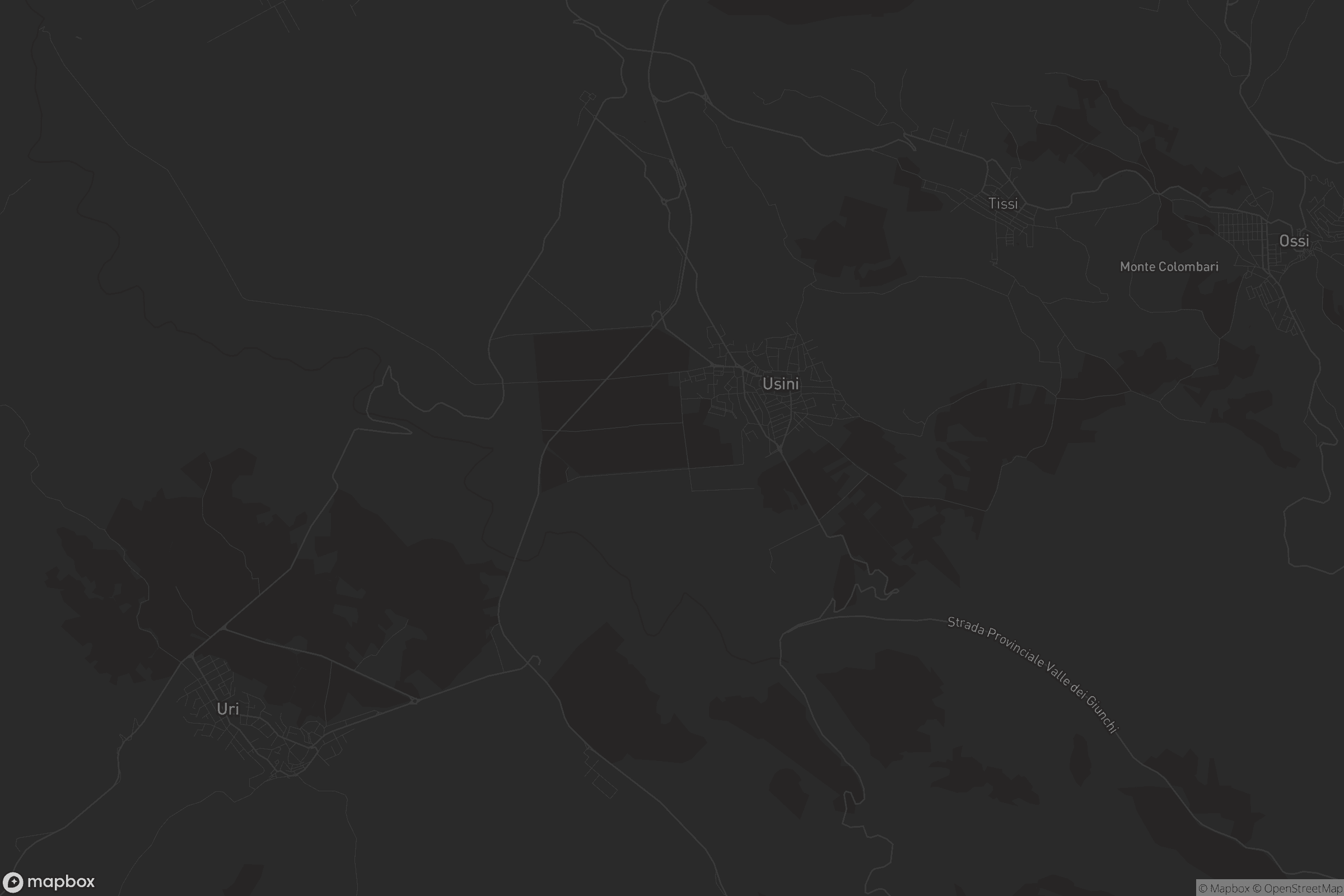 Mappa di Ùsini/Usini