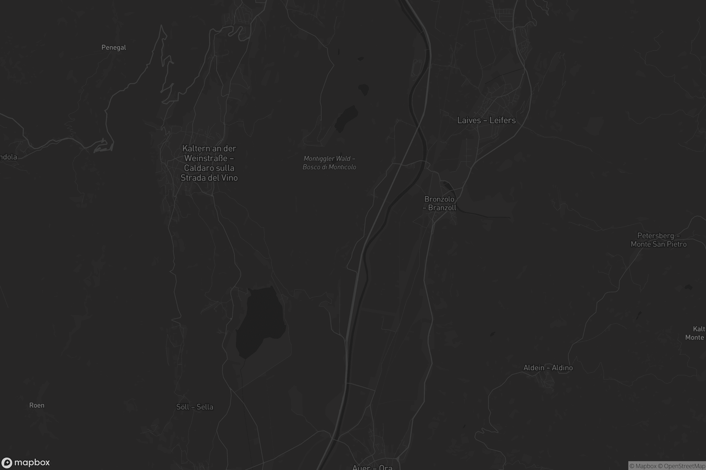 Mappa di Vadena - Pfatten