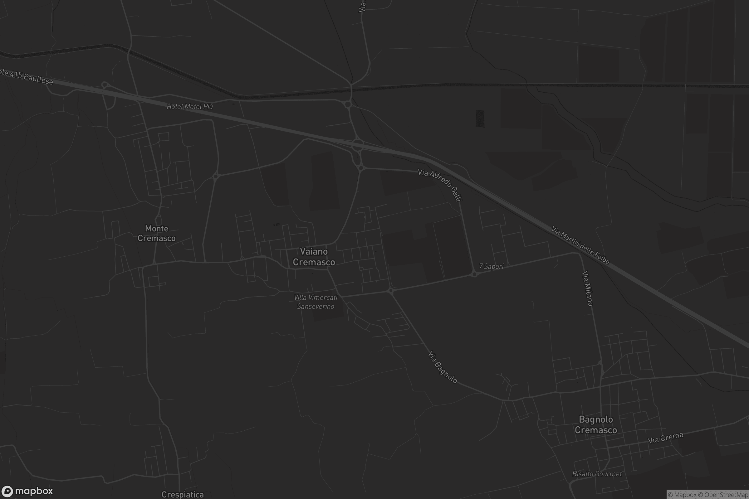 Mappa di Vaiano Cremasco