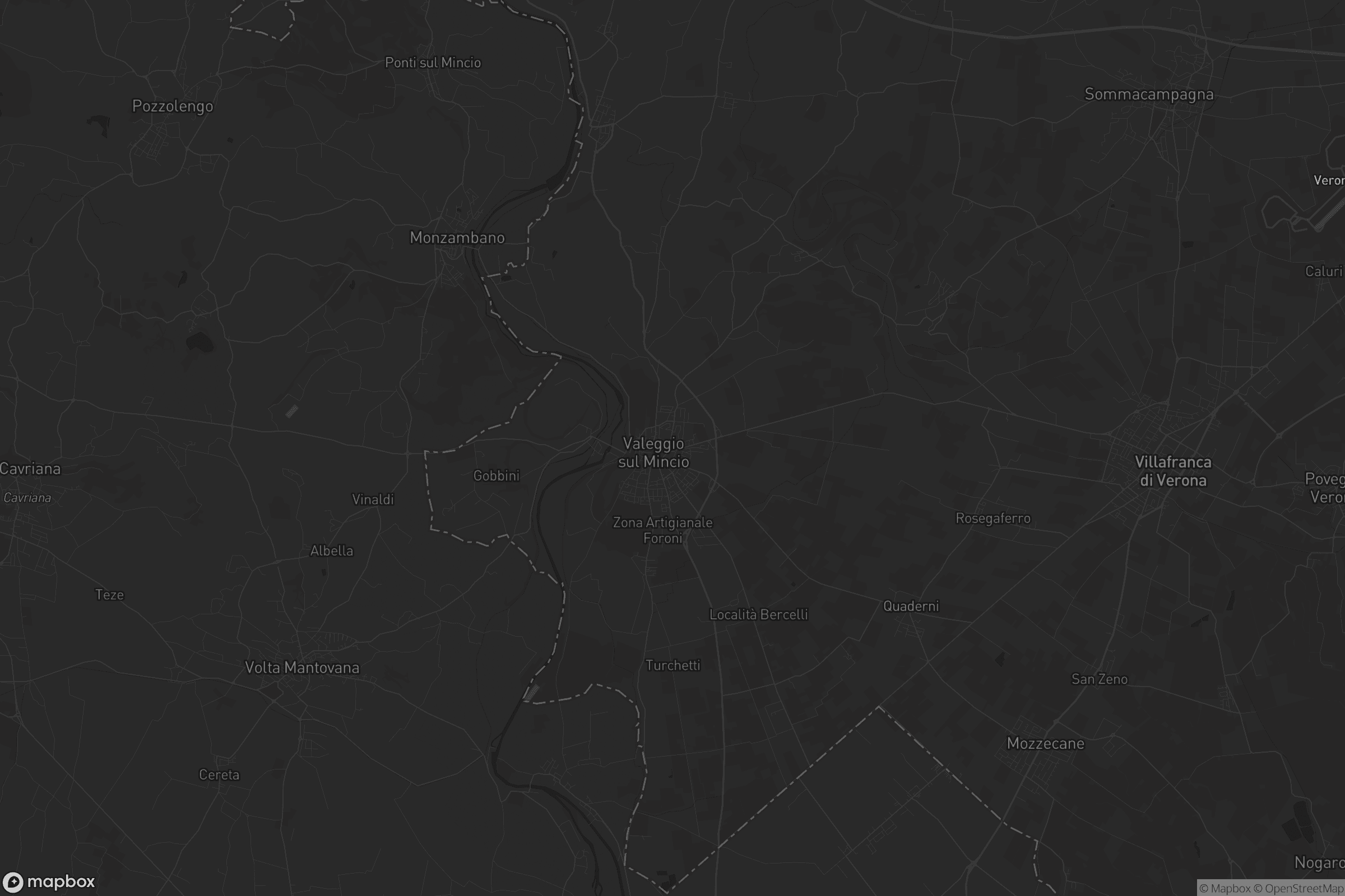 Mappa di Valeggio sul Mincio