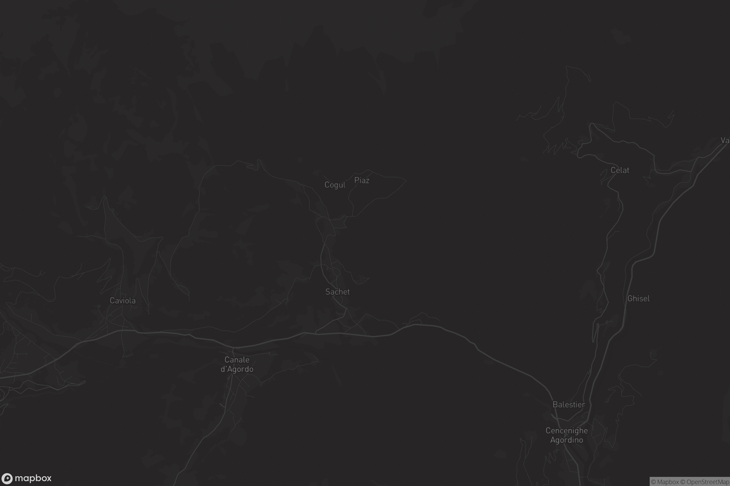 Mappa di Vallada Agordina