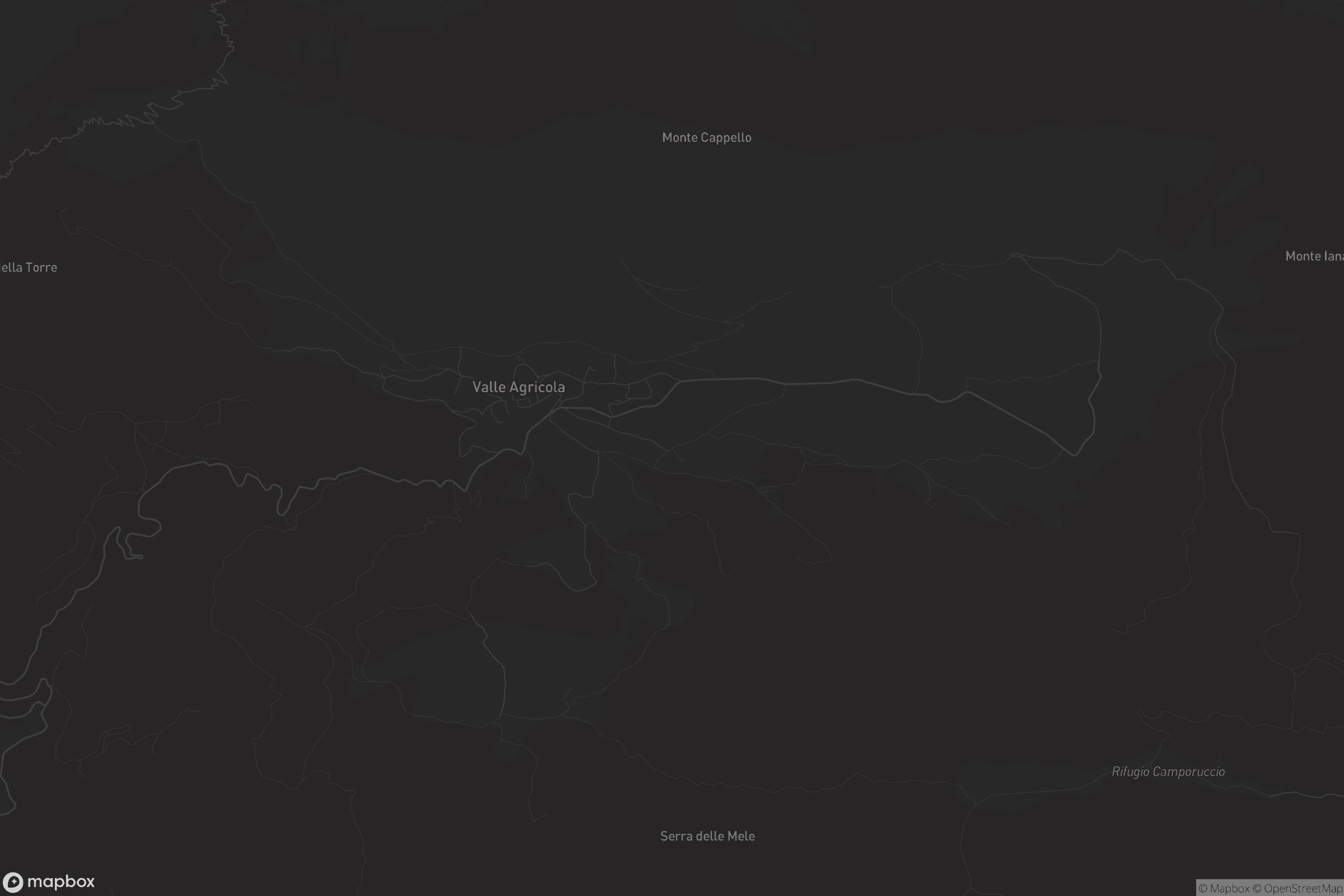 Mappa di Valle Agricola