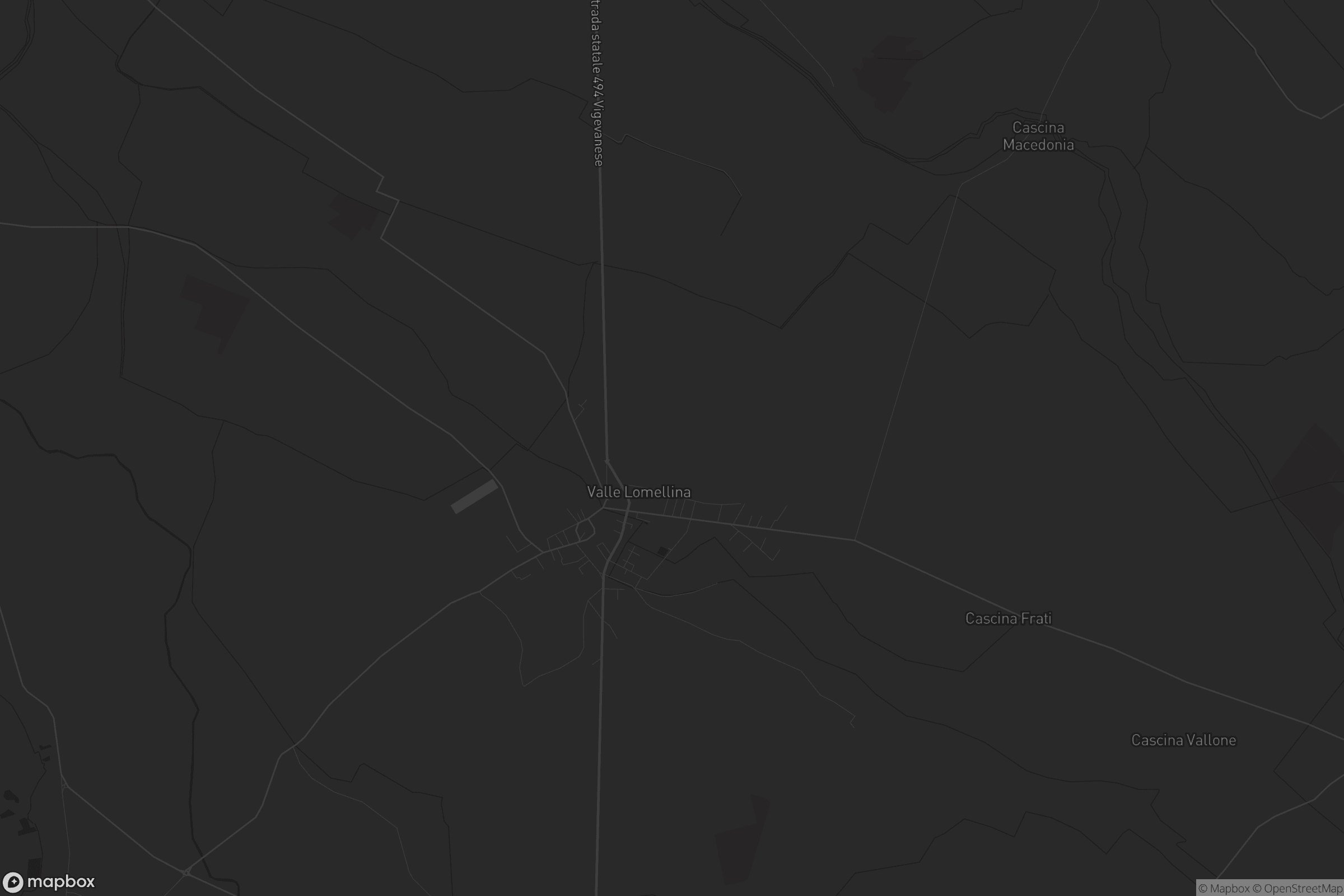 Mappa di Valle Lomellina