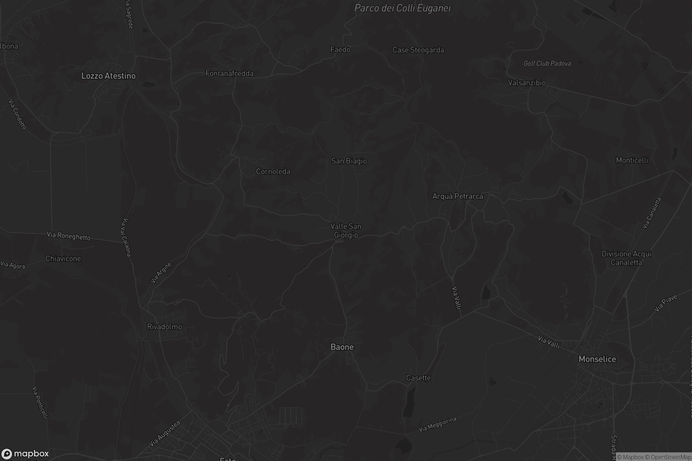 Mappa di Valle San Giorgio