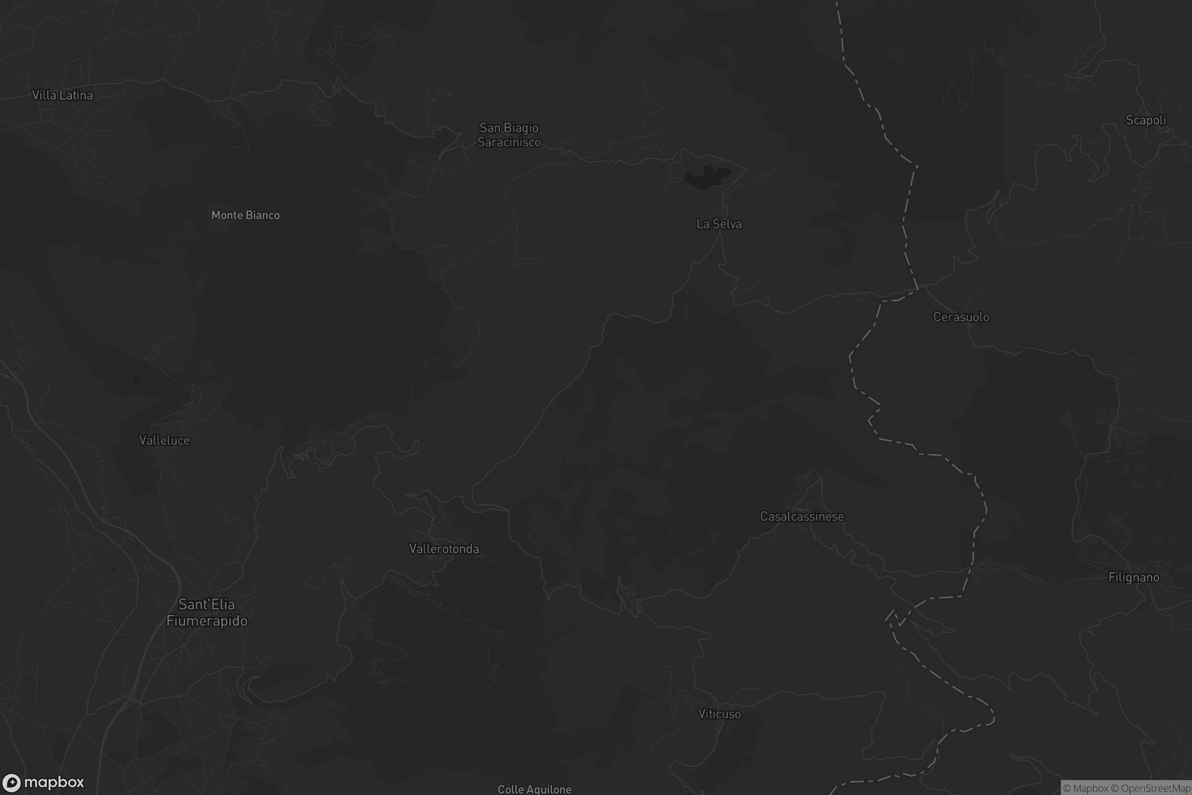 Mappa di Vallerotonda