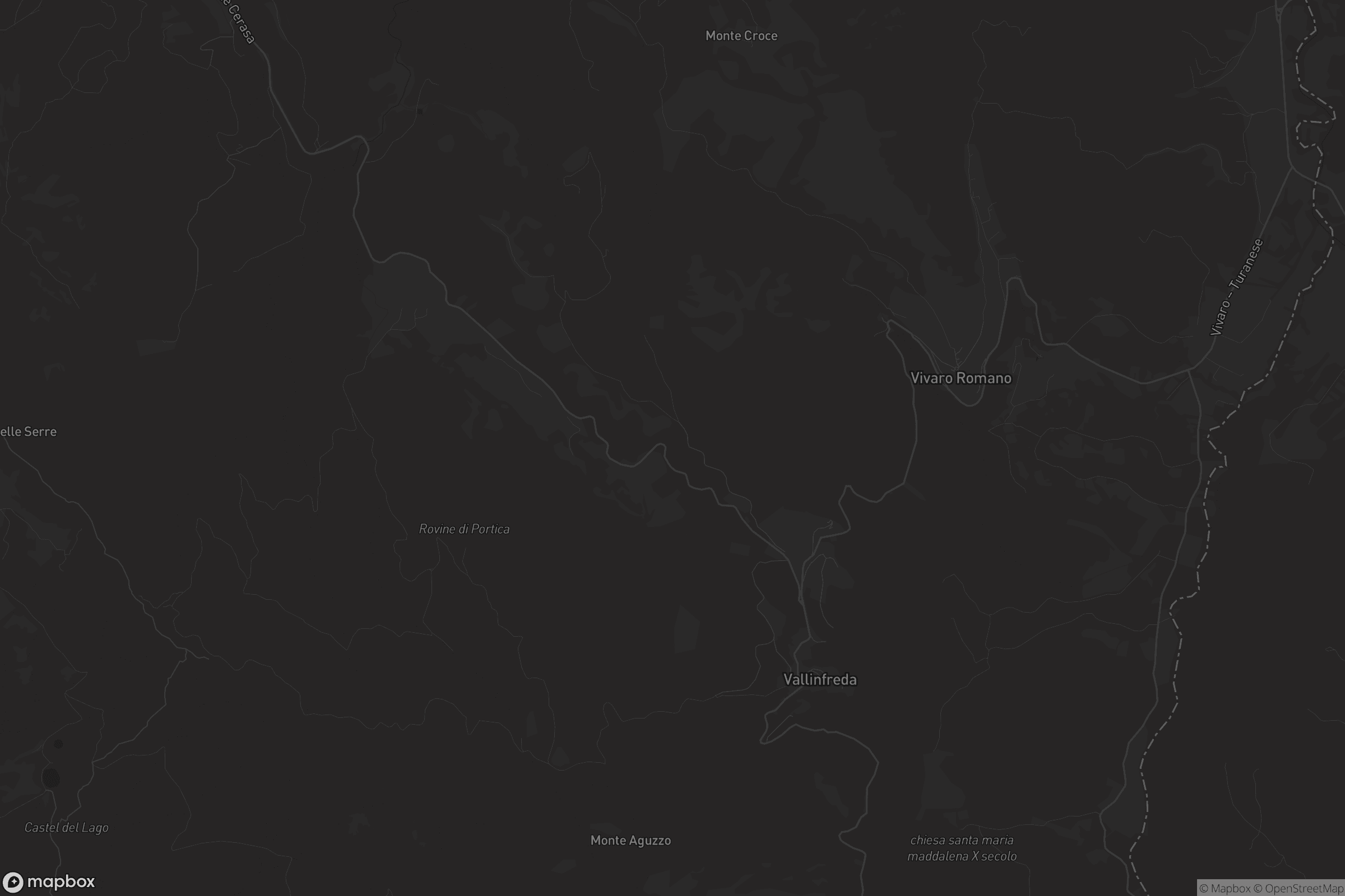 Mappa di Vallinfreda