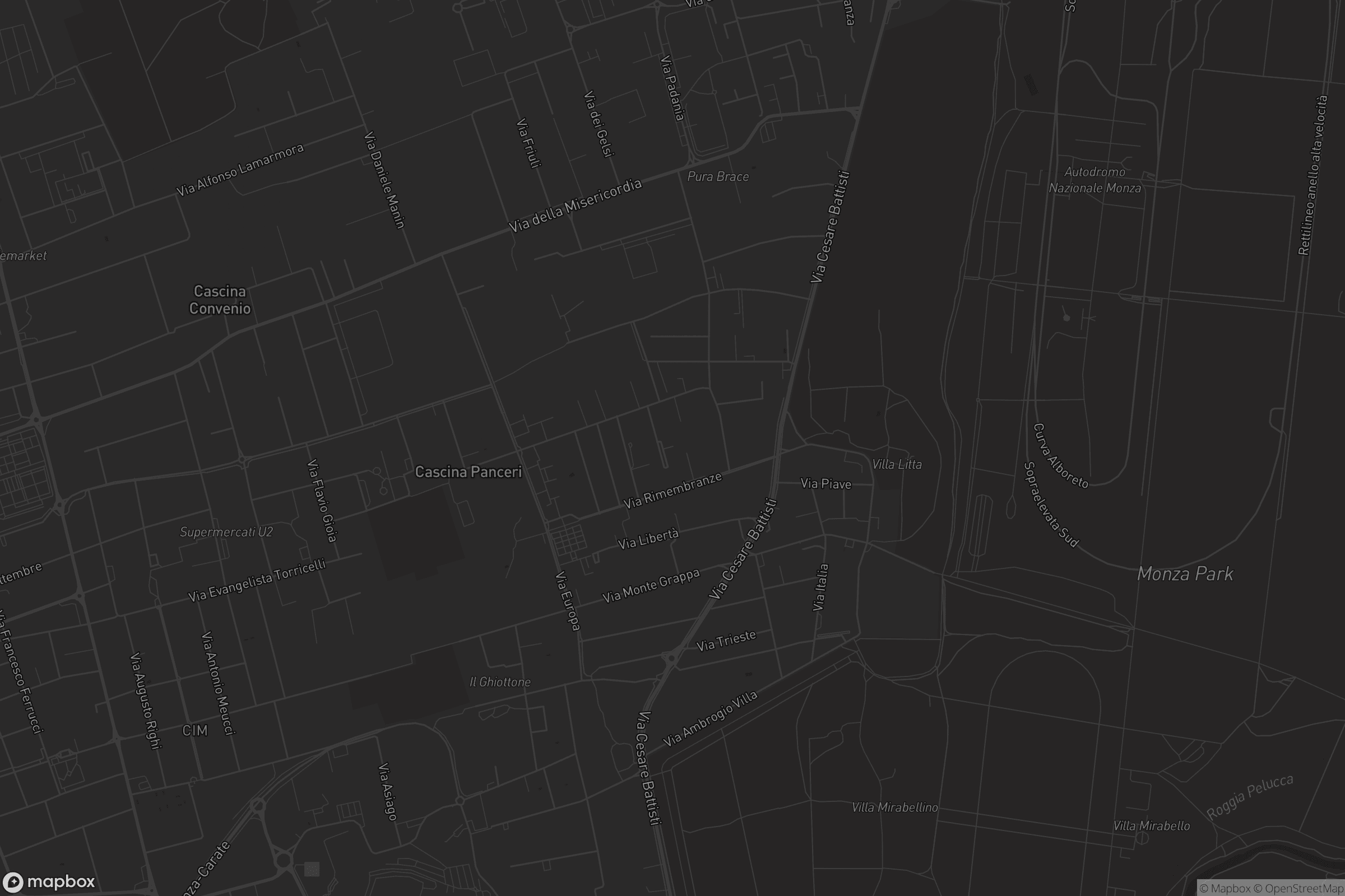 Mappa di Vedano al Lambro