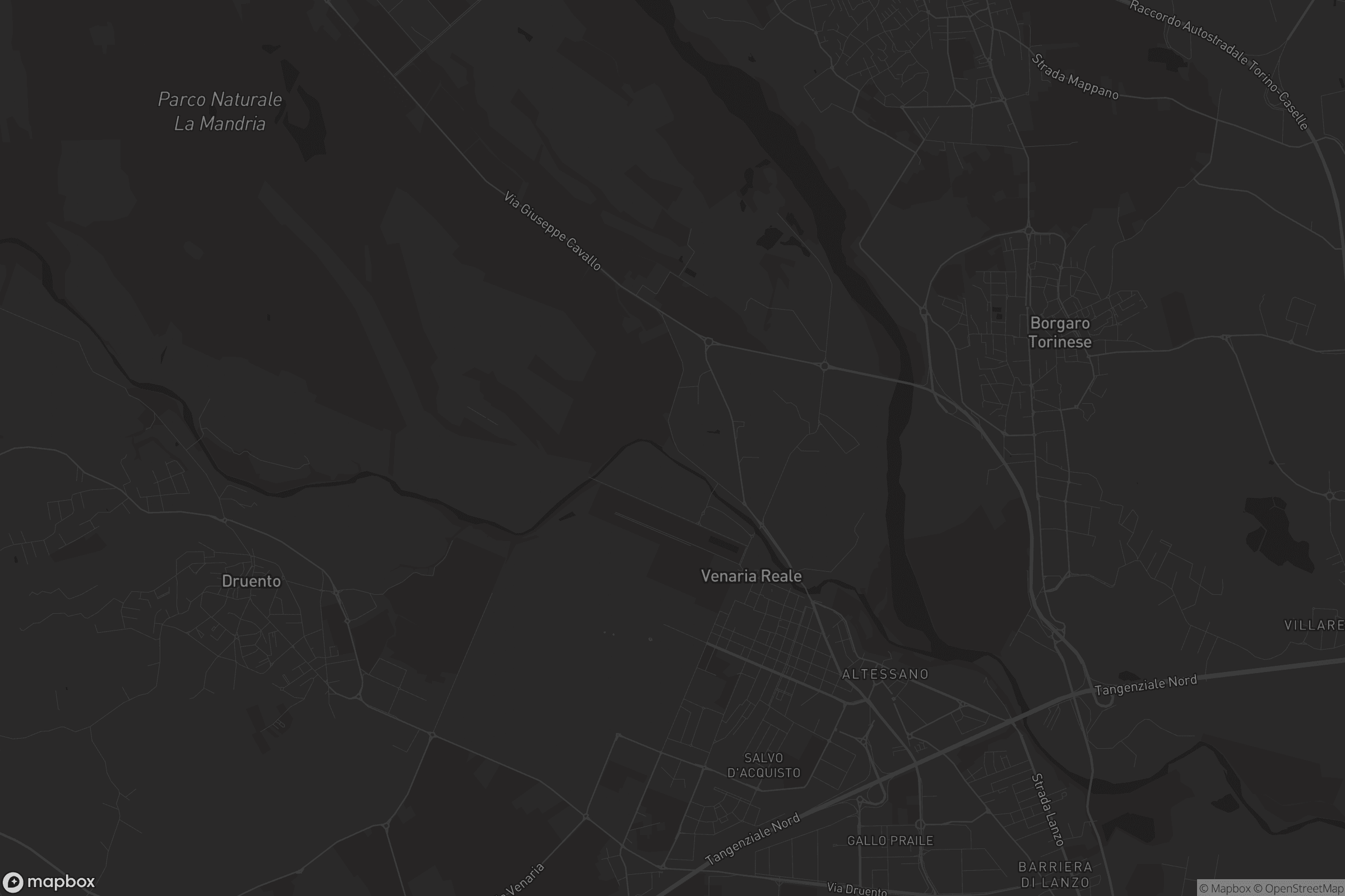 Mappa di Venaria Reale