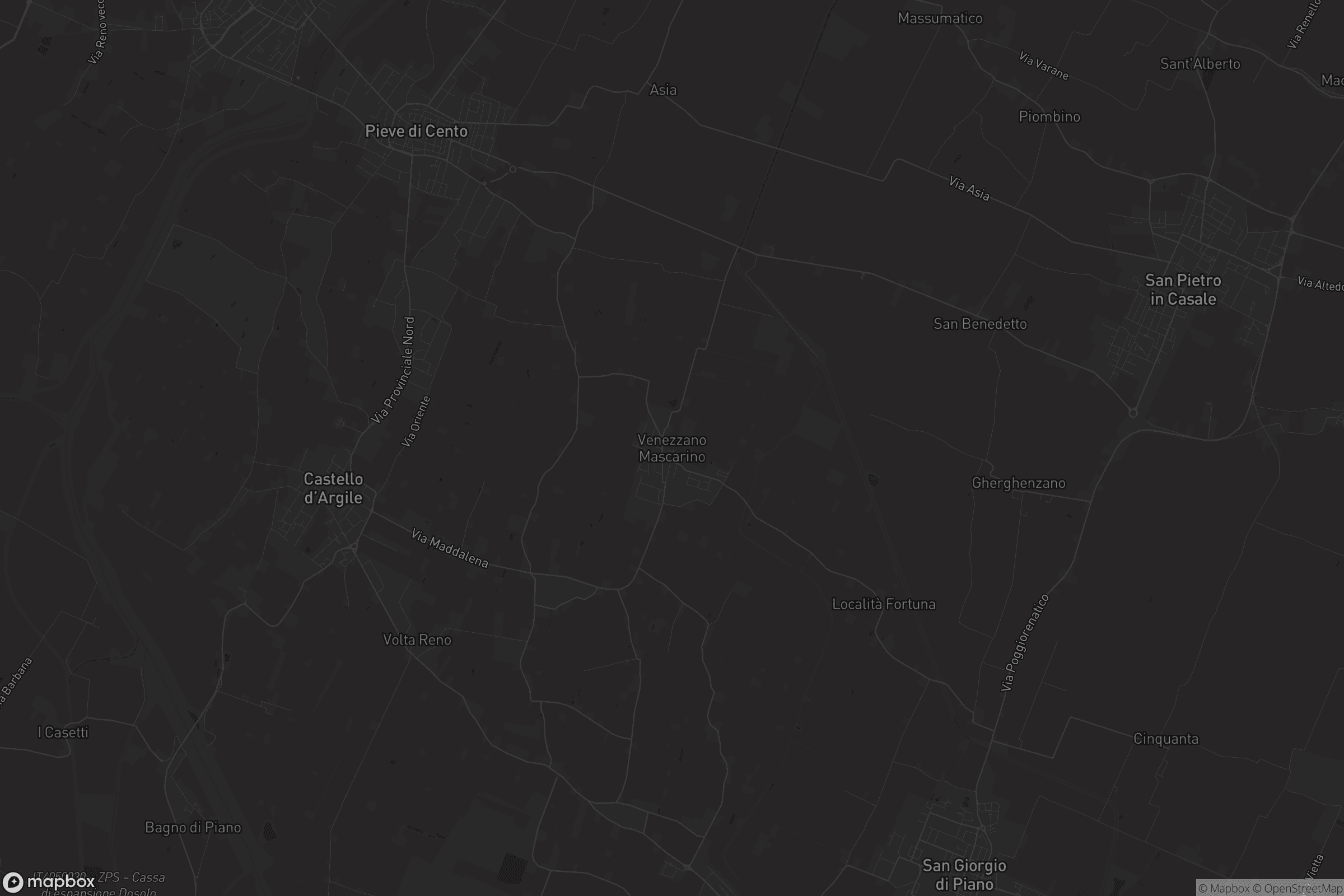 Mappa di Venezzano Mascarino