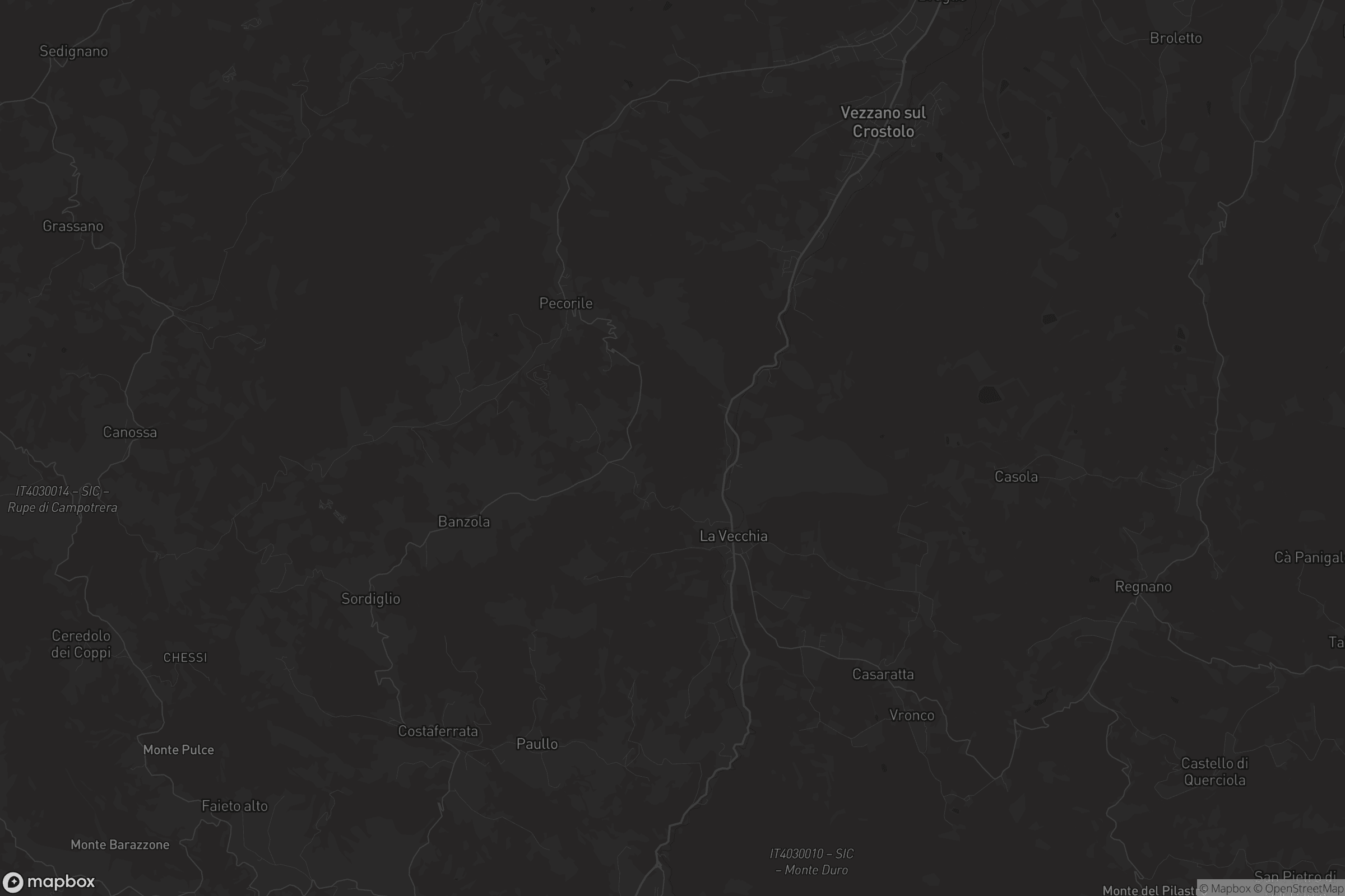 Mappa di Vezzano sul Crostolo