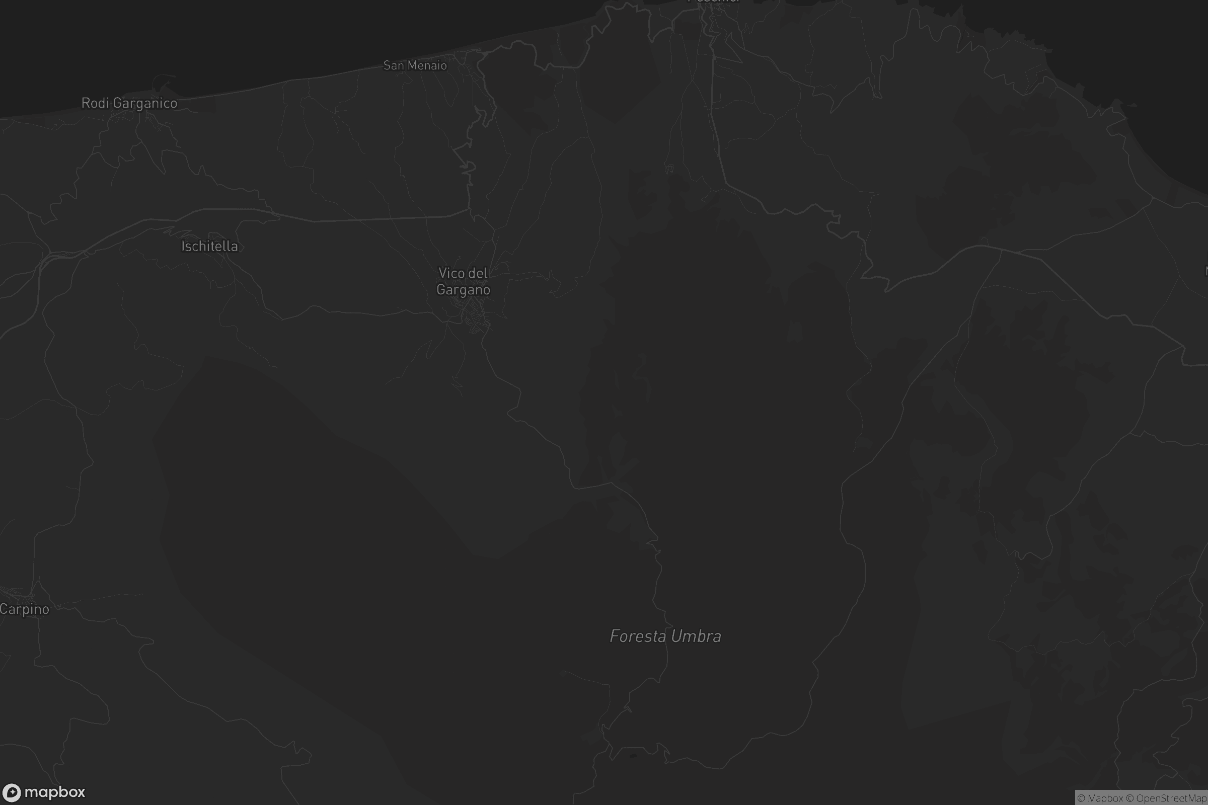 Mappa di Vico del Gargano