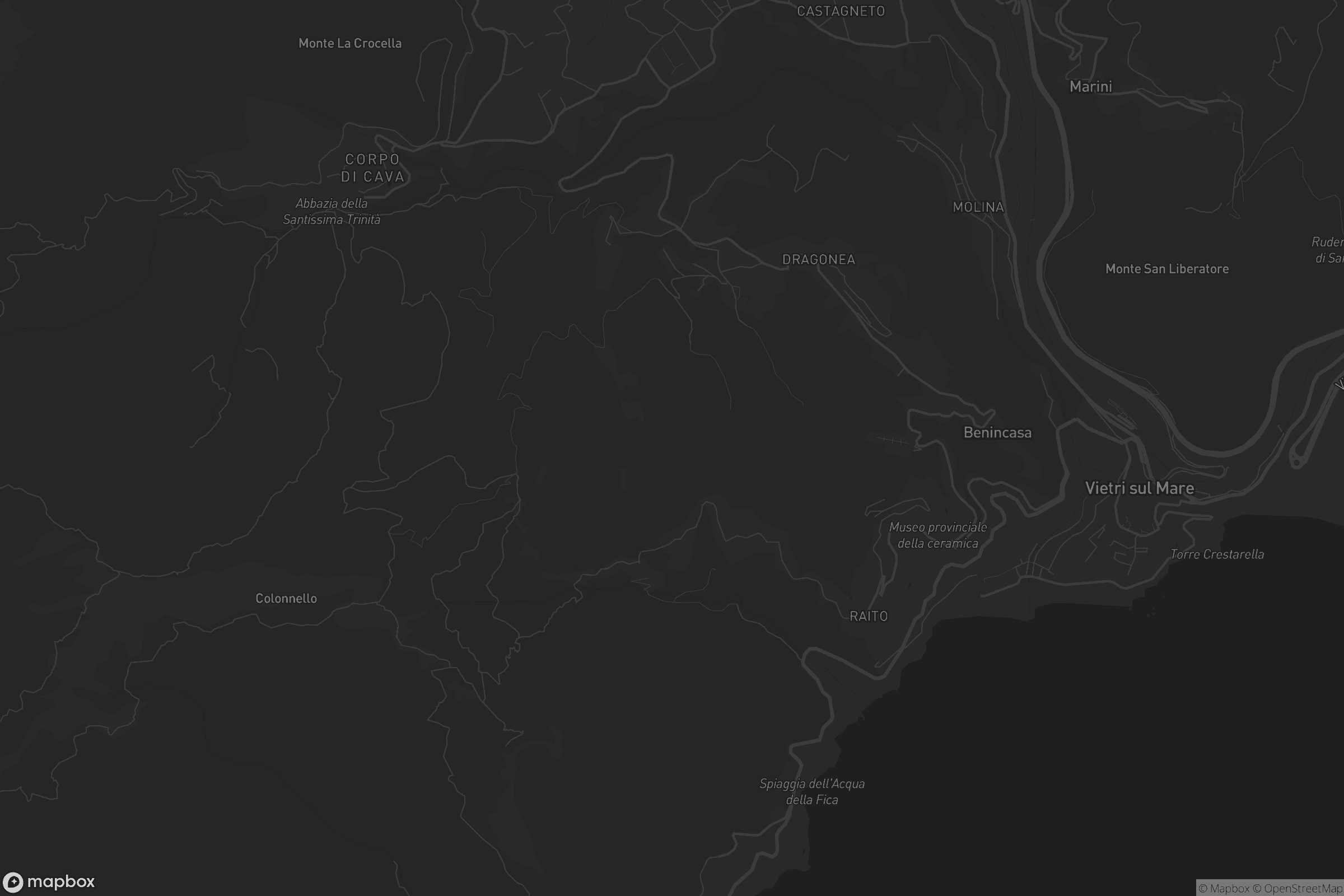 Mappa di Vietri sul Mare