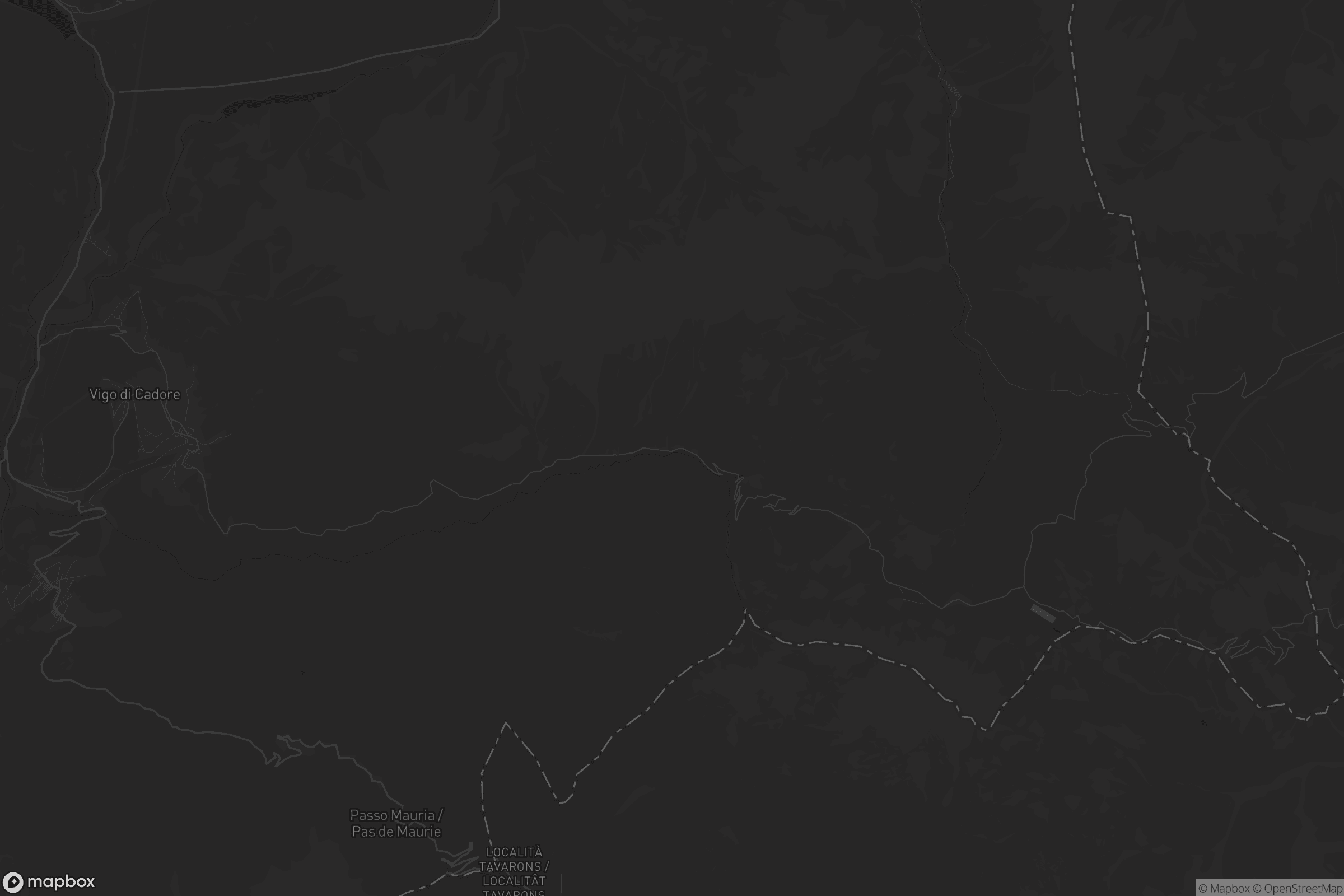 Mappa di Vigo di Cadore