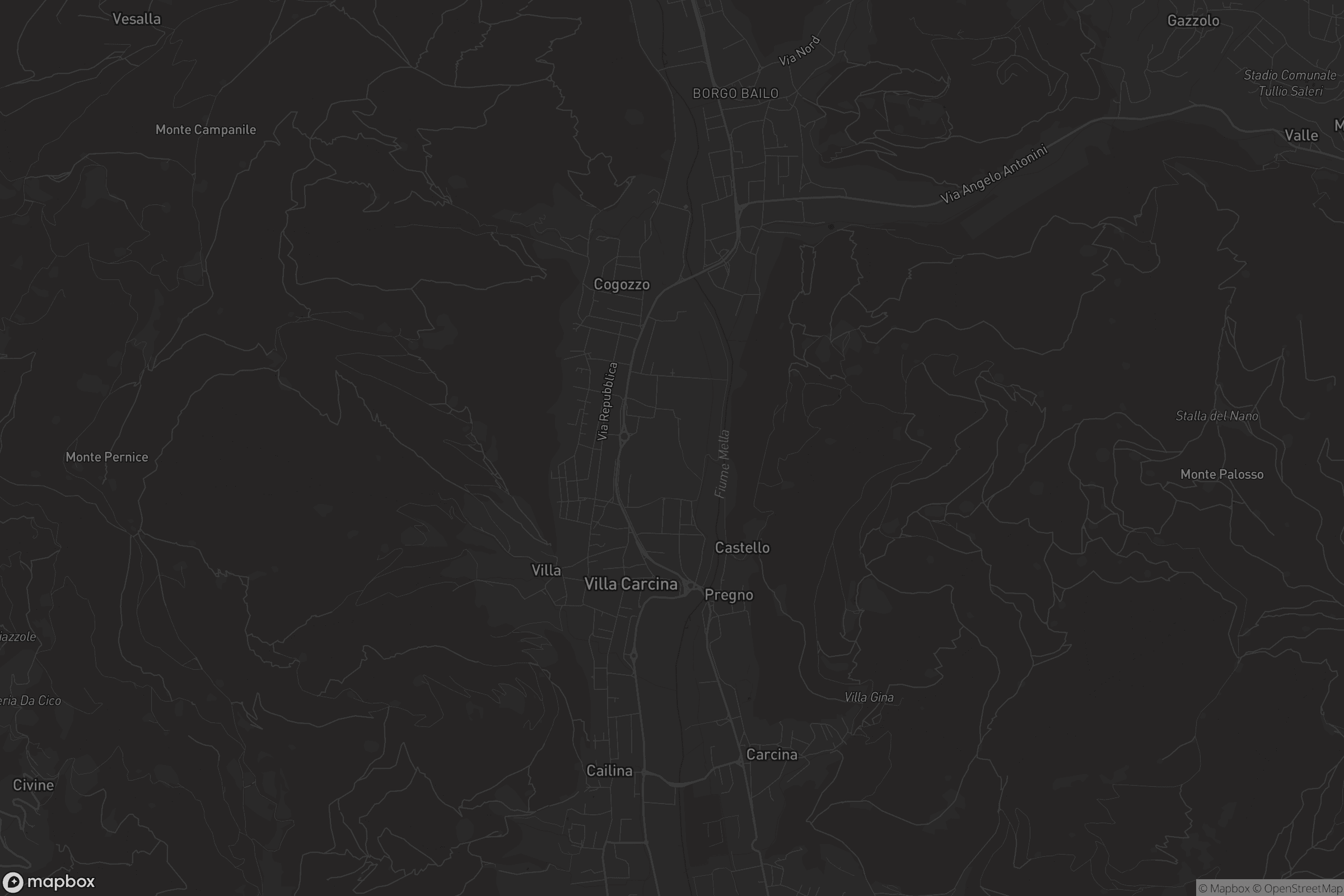 Mappa di Villa Carcina