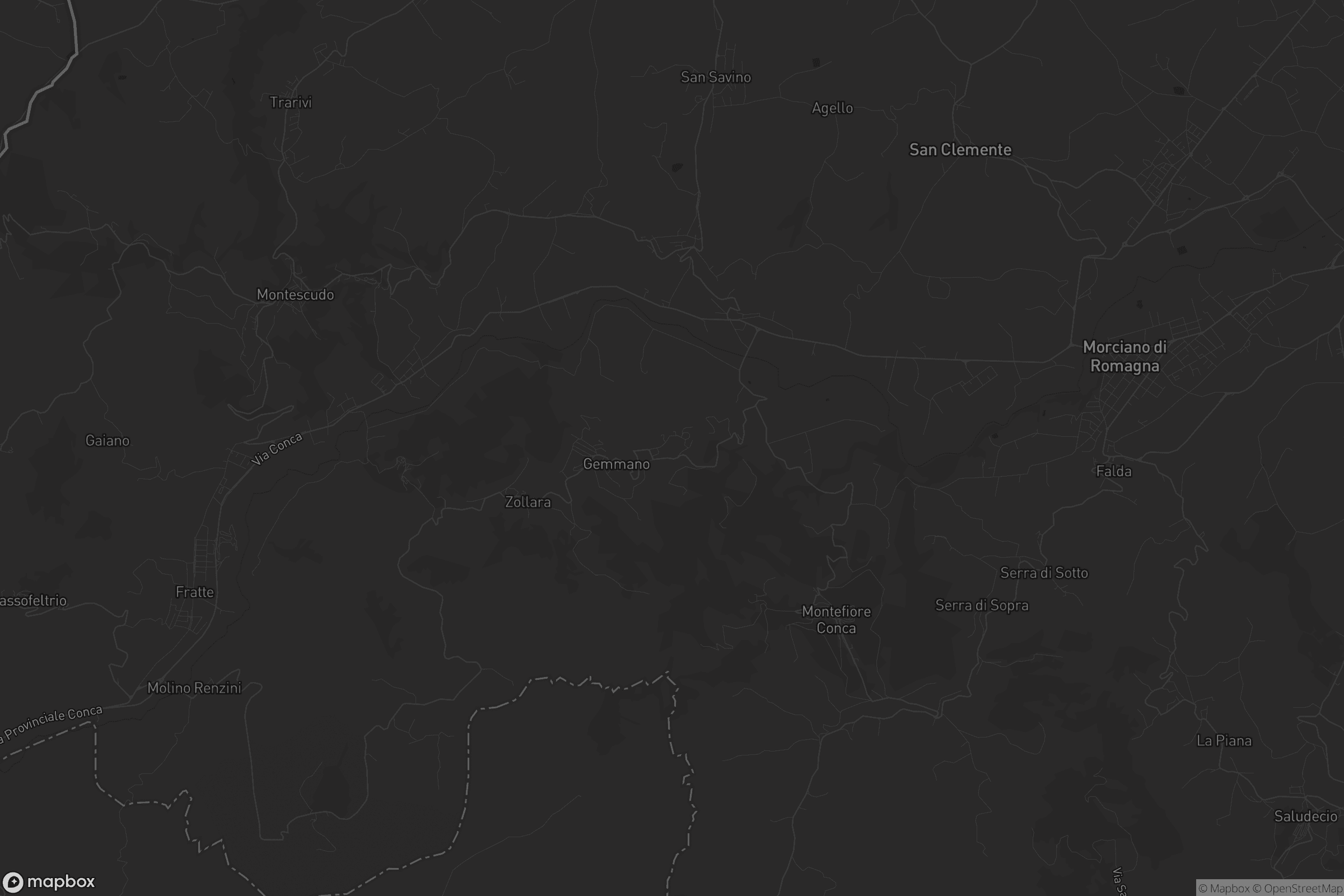 Mappa di Villa di Gemmano