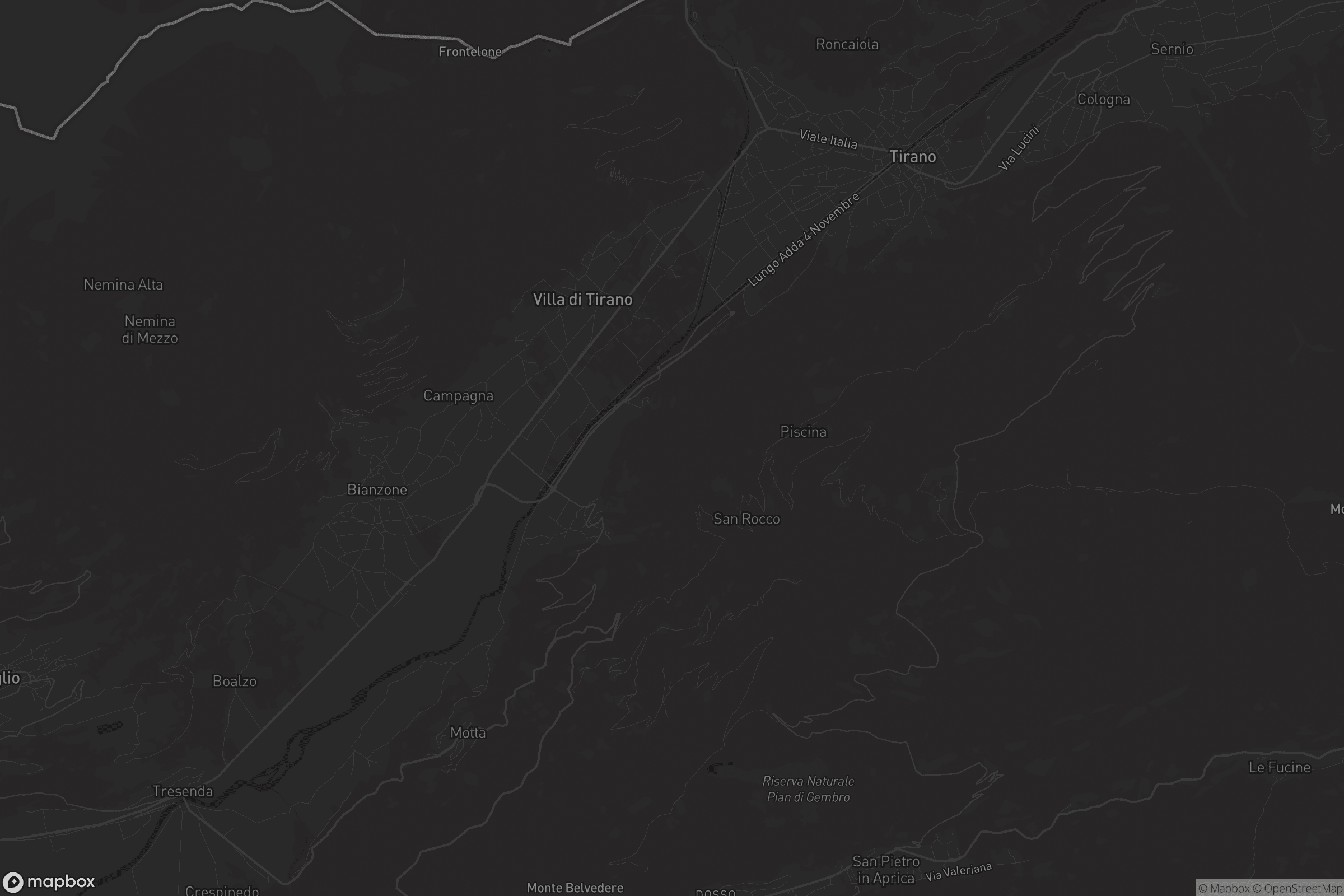 Mappa di Villa di Tirano