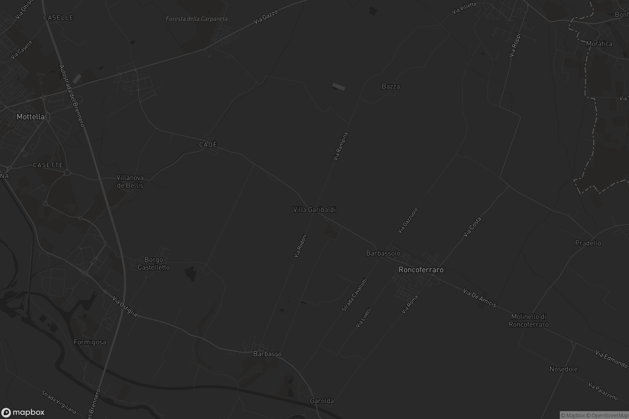 Mappa di Villa Garibaldi