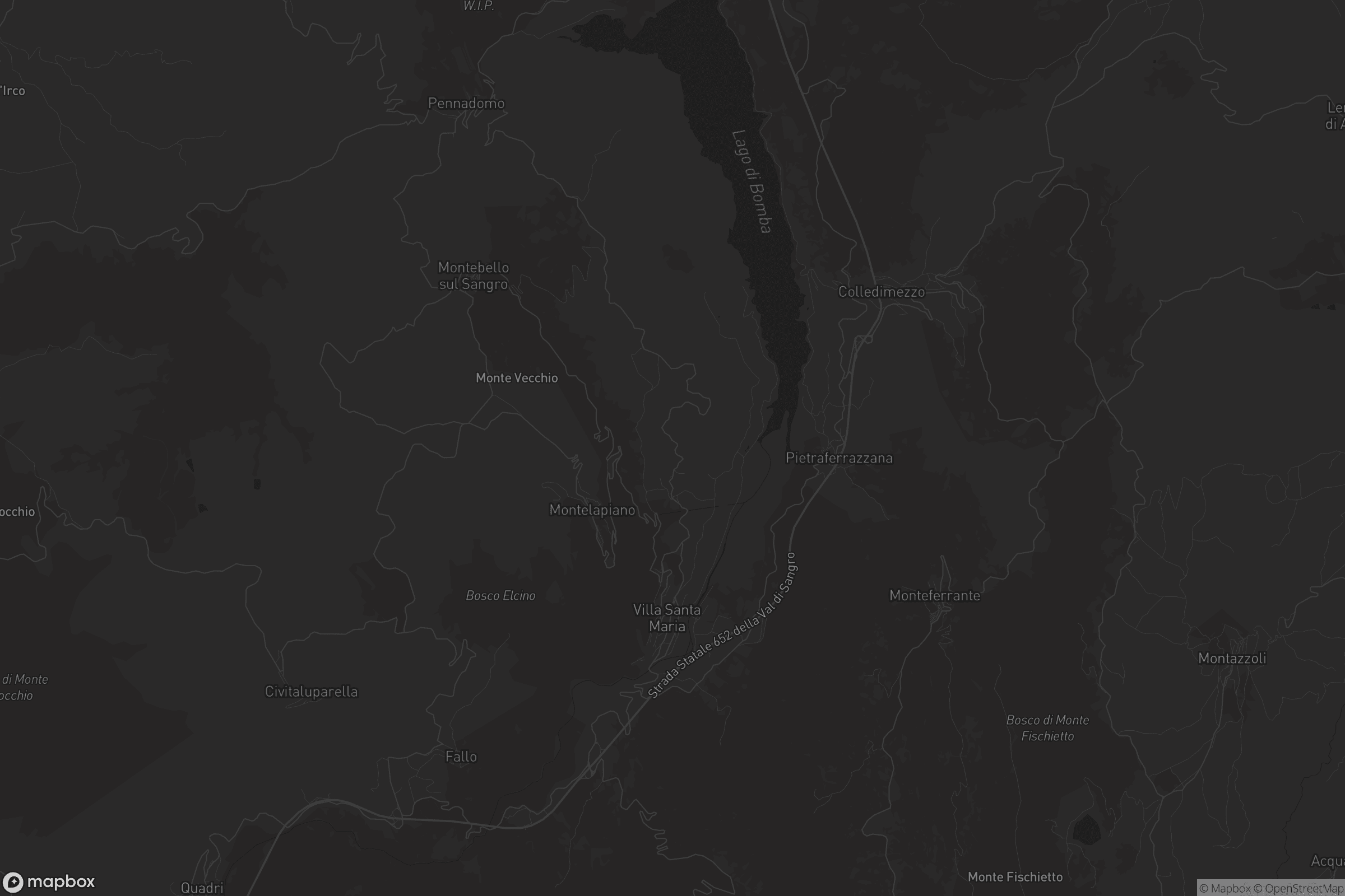 Mappa di Villa Santa Maria