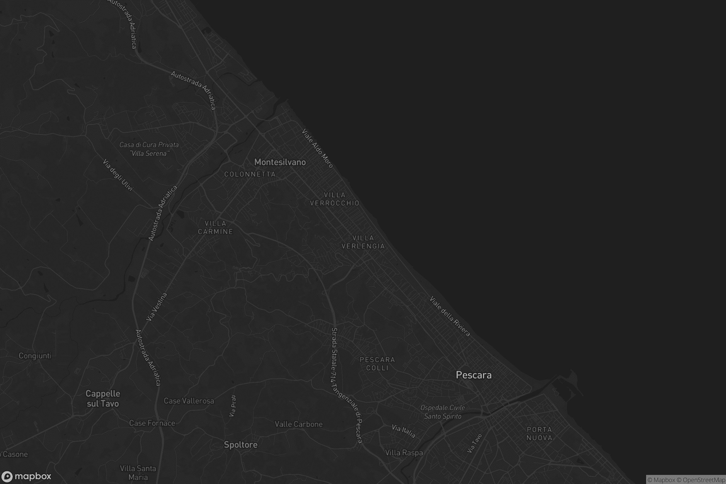 Mappa di Villa Verlengia