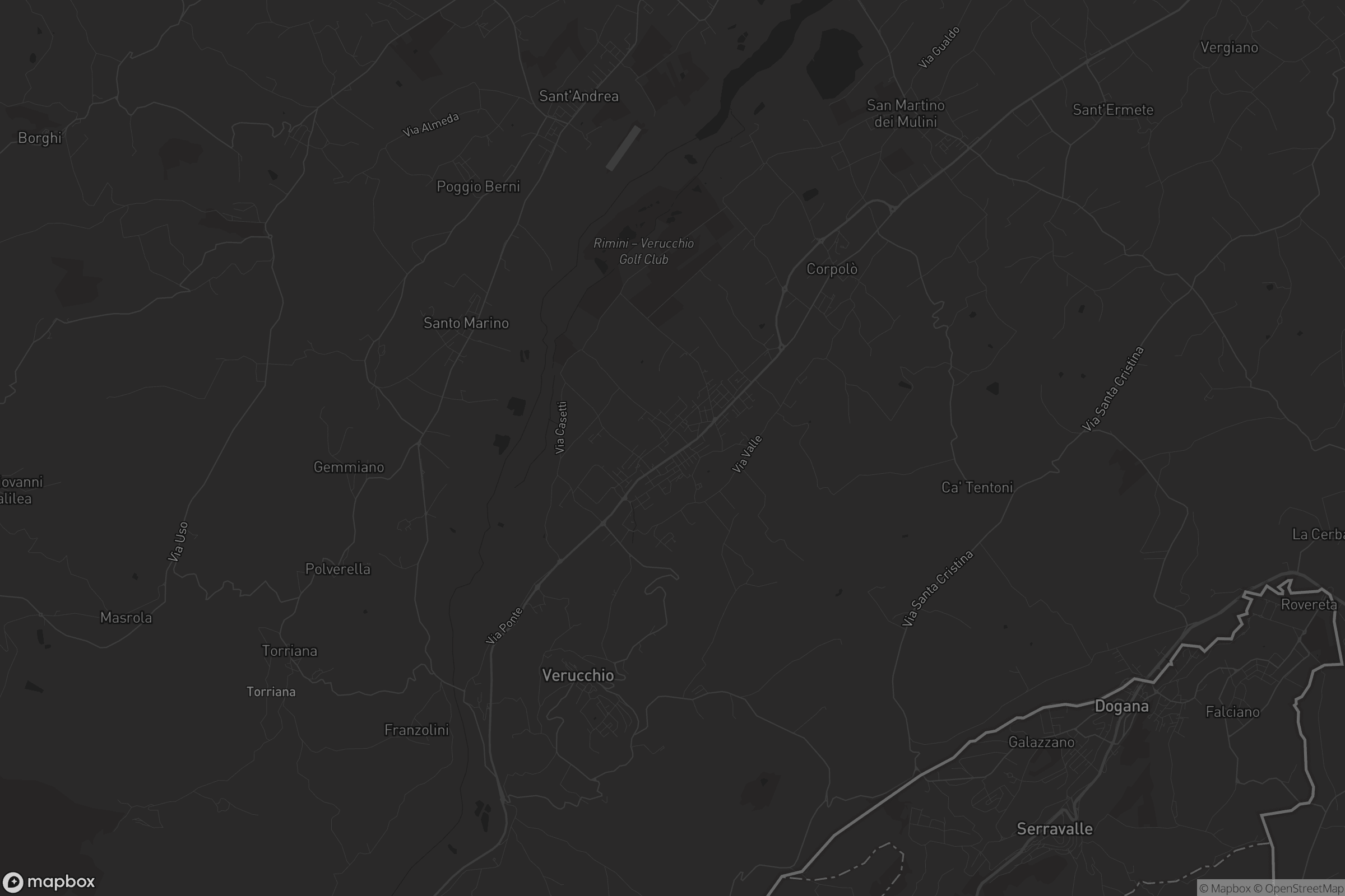 Mappa di Villa Verucchio