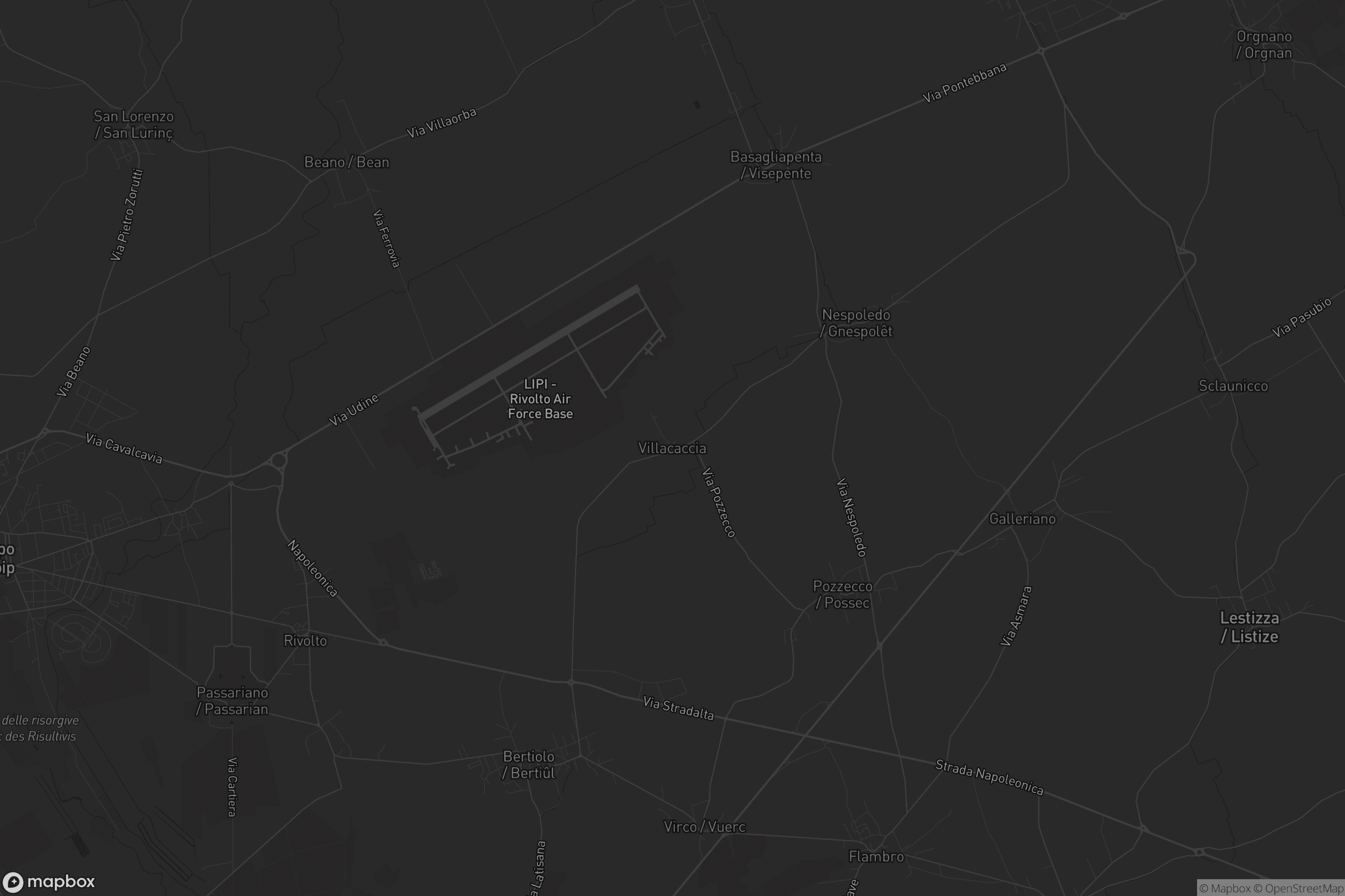 Mappa di Villacaccia / Vilecjaze