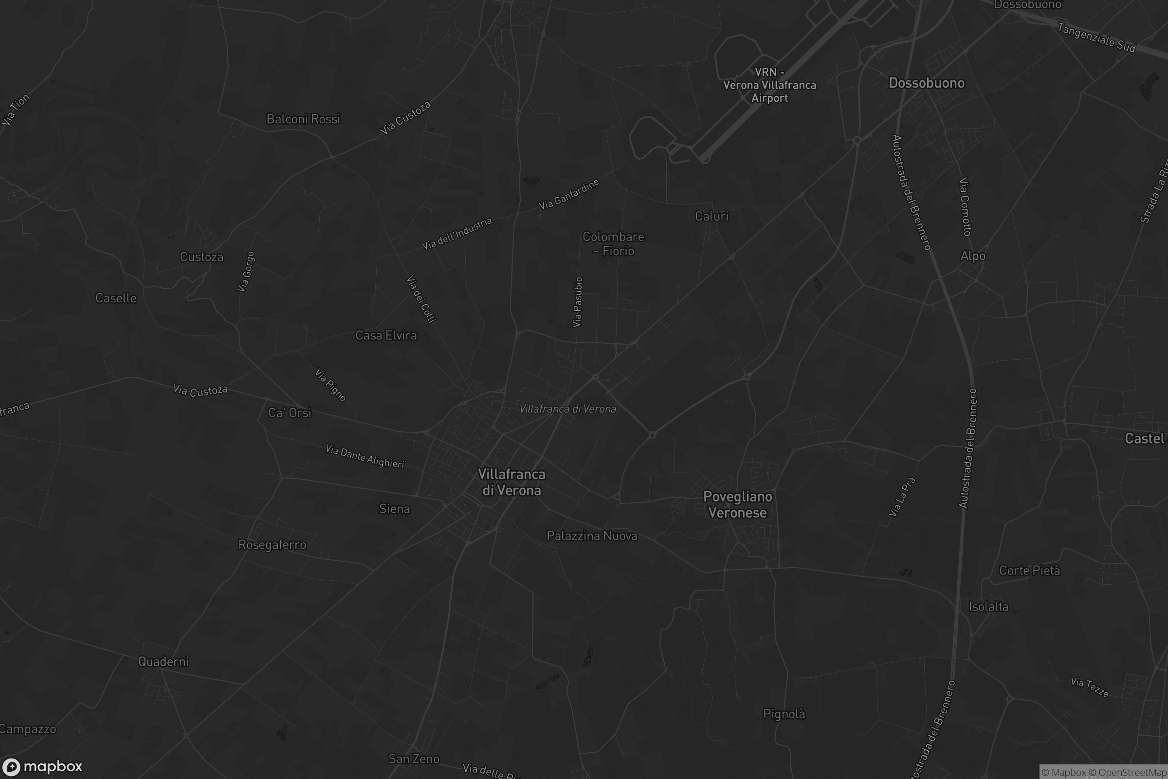 Mappa di Villafranca di Verona