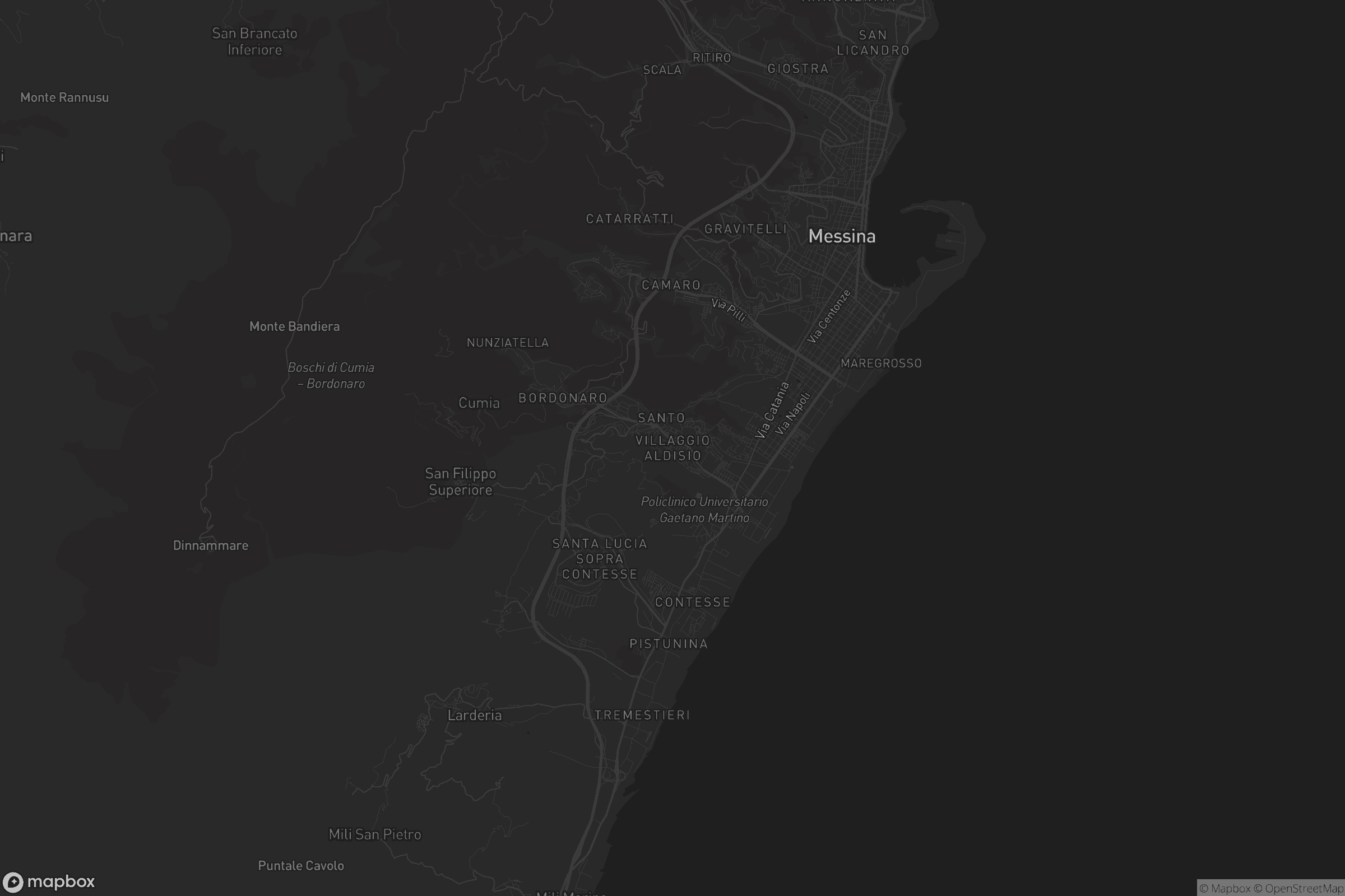 Mappa di Villaggio Aldisio