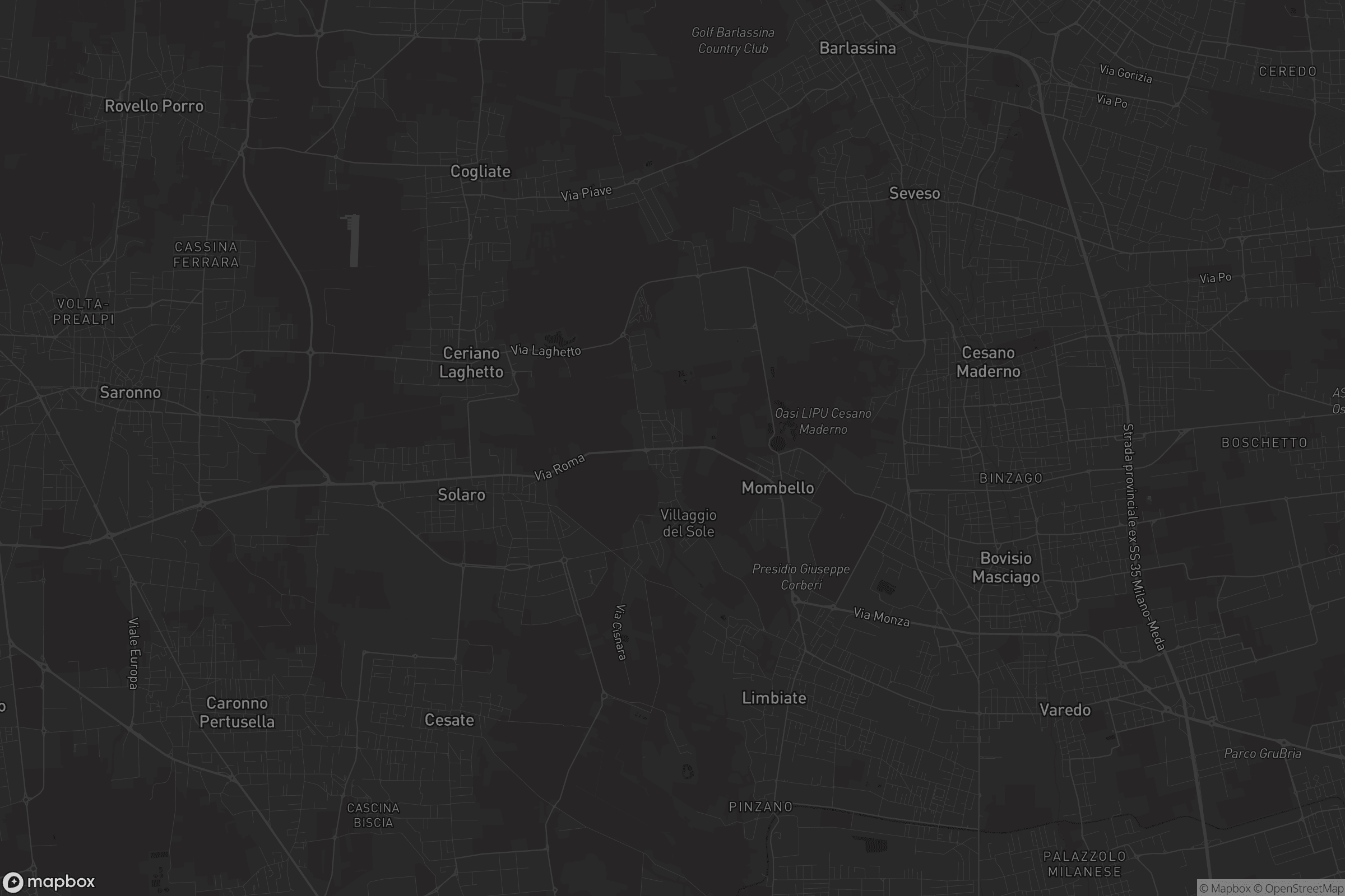 Mappa di Villaggio Brollo