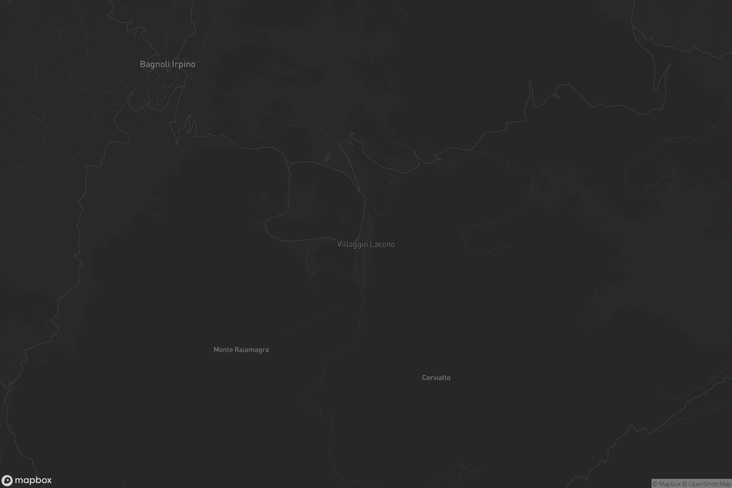 Mappa di Villaggio Laceno