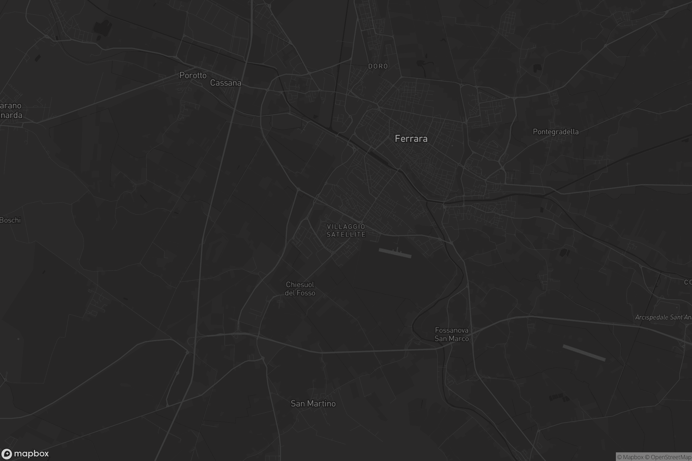 Mappa di Villaggio Satellite