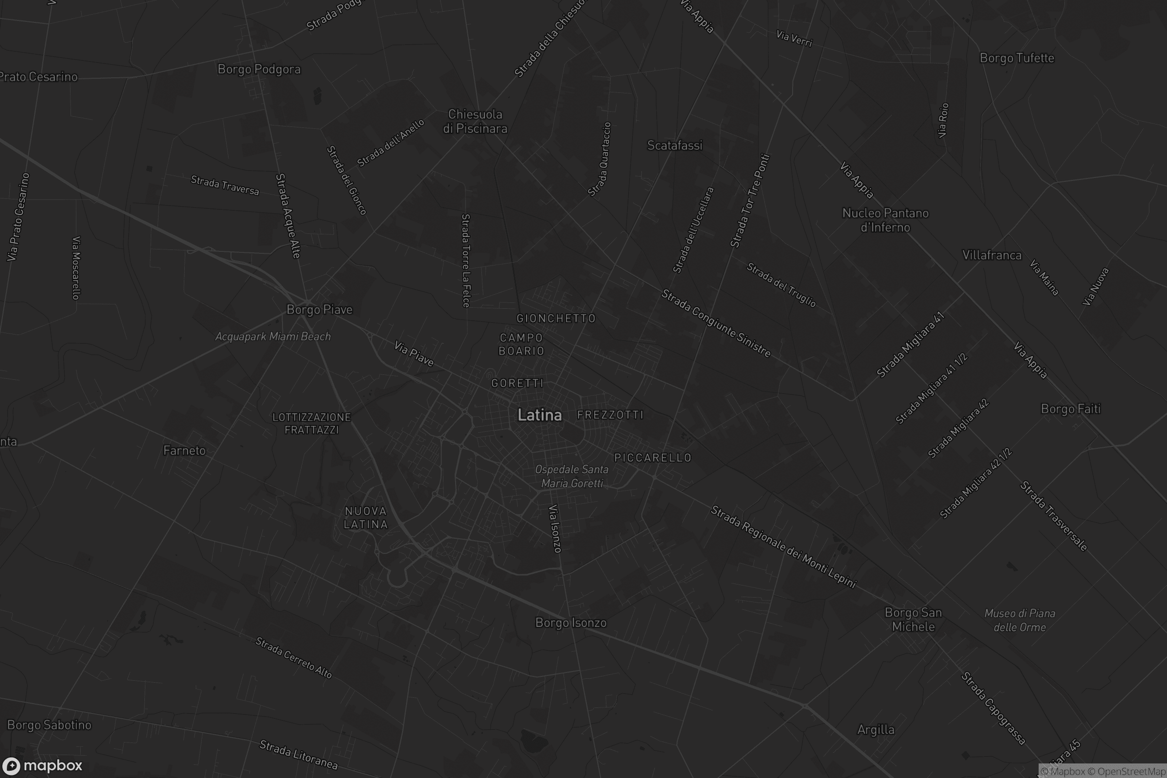 Mappa di Villaggio Trieste