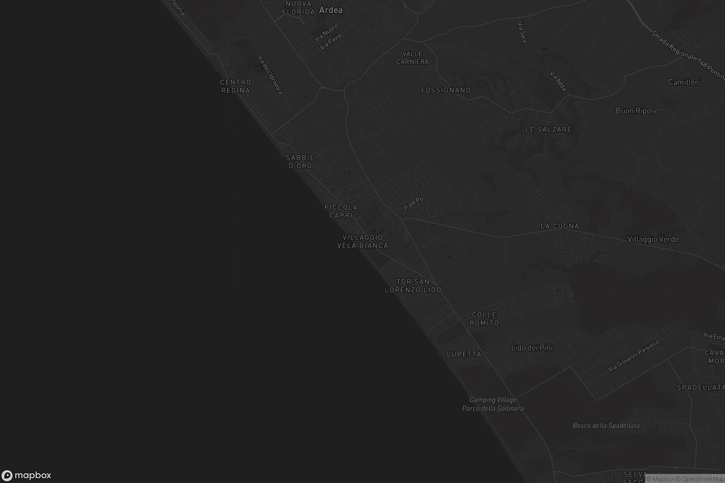 Mappa di Villaggio Vela Bianca