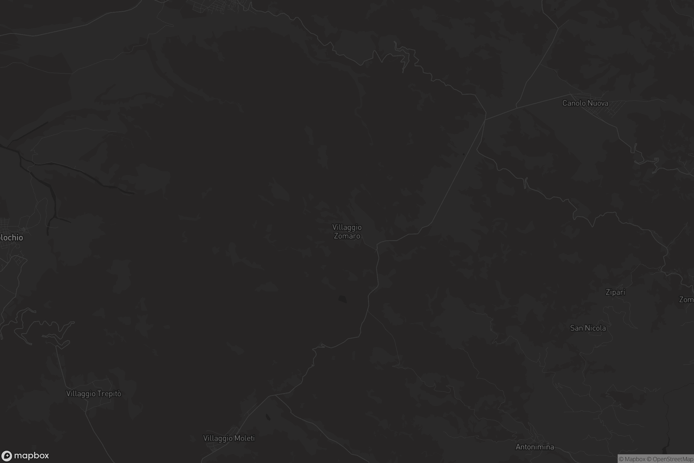Mappa di Villaggio Zomaro