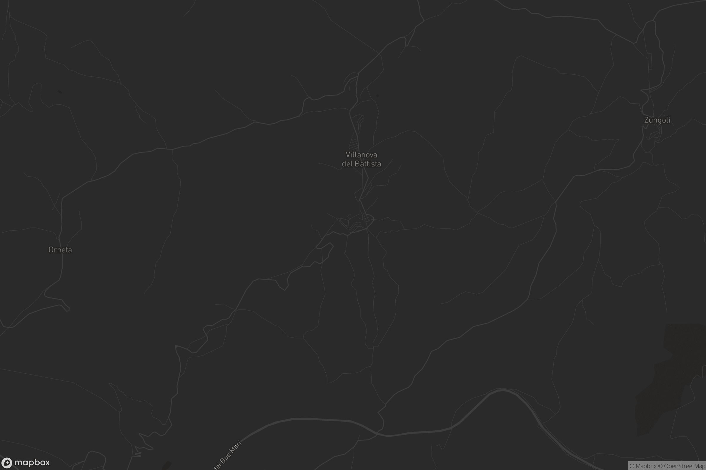 Mappa di Villanova del Battista