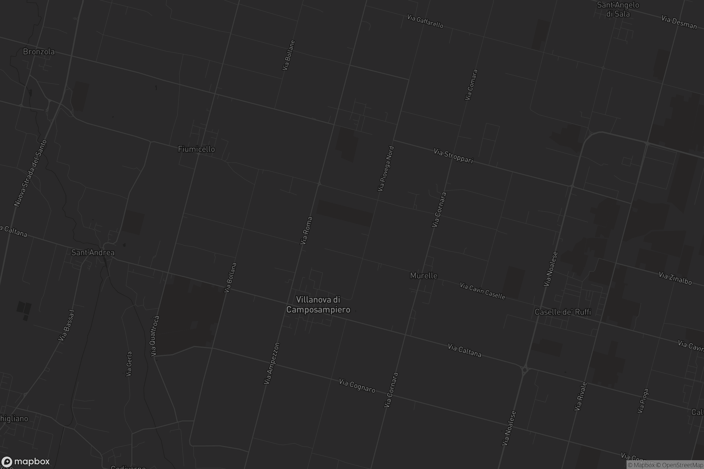 Mappa di Villanova di Camposampiero