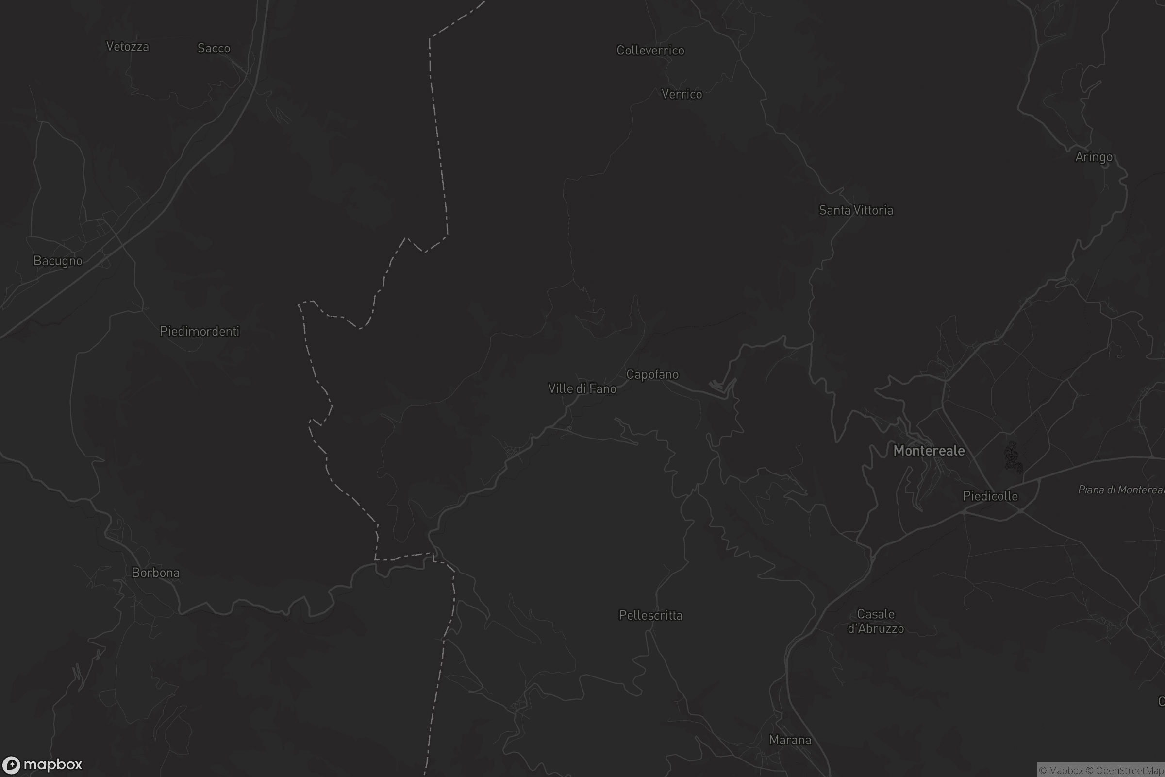 Mappa di Ville di Fano