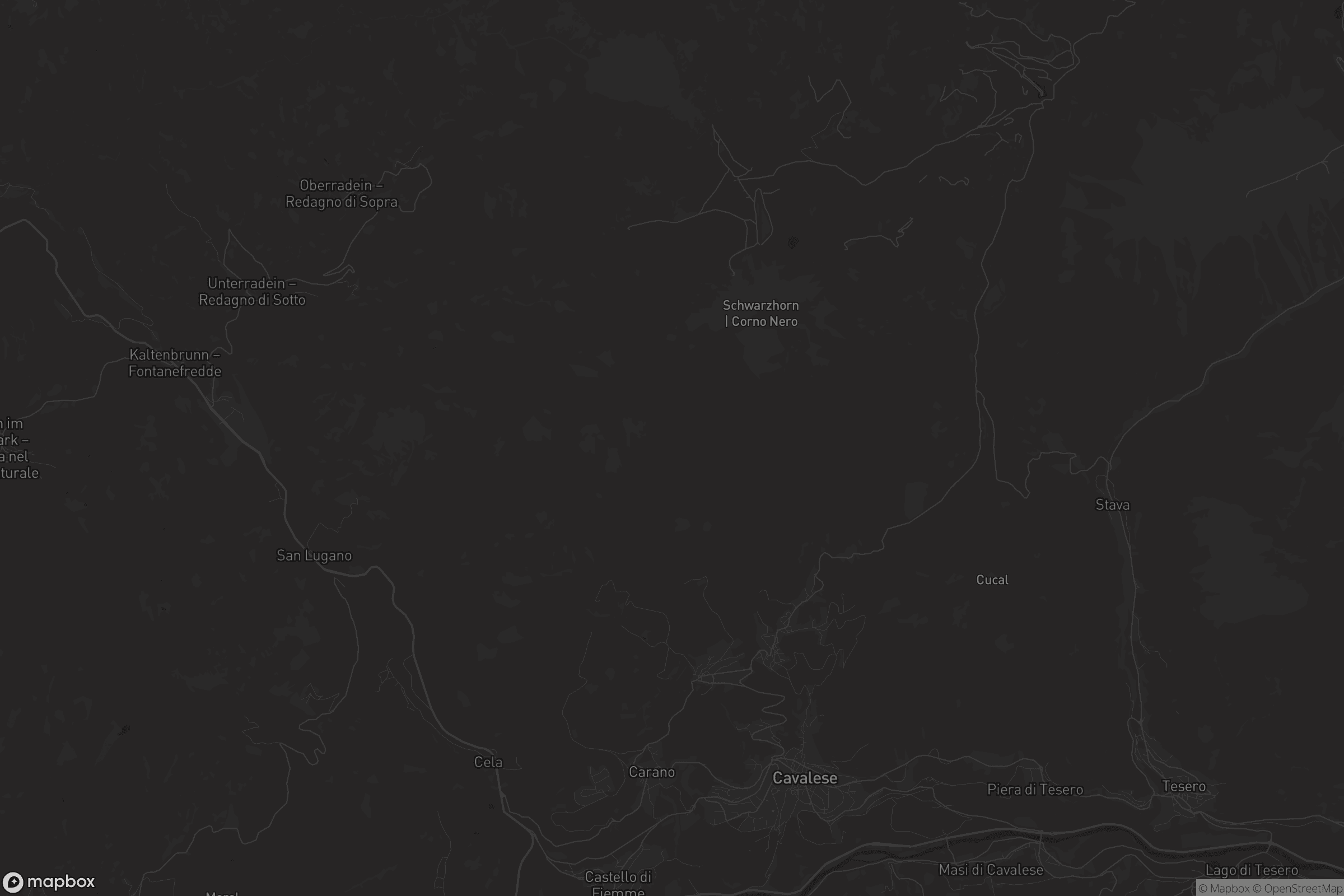 Mappa di Ville di Fiemme
