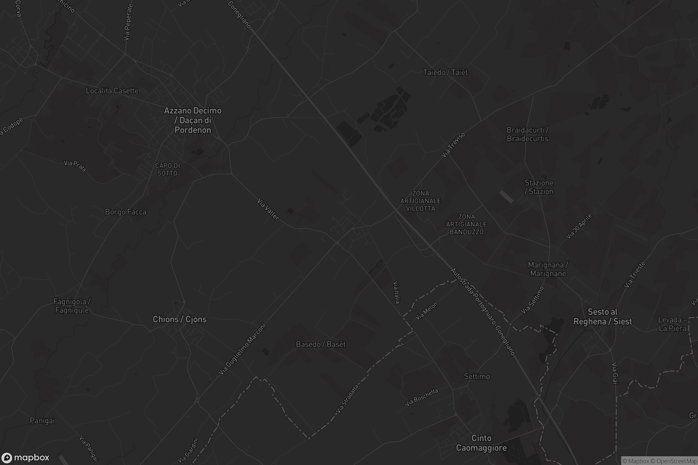 Mappa di Villotta / Vilote