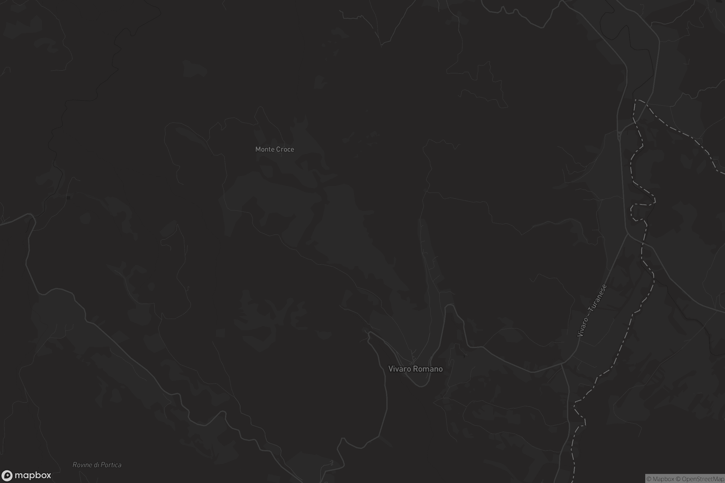 Mappa di Vivaro Romano