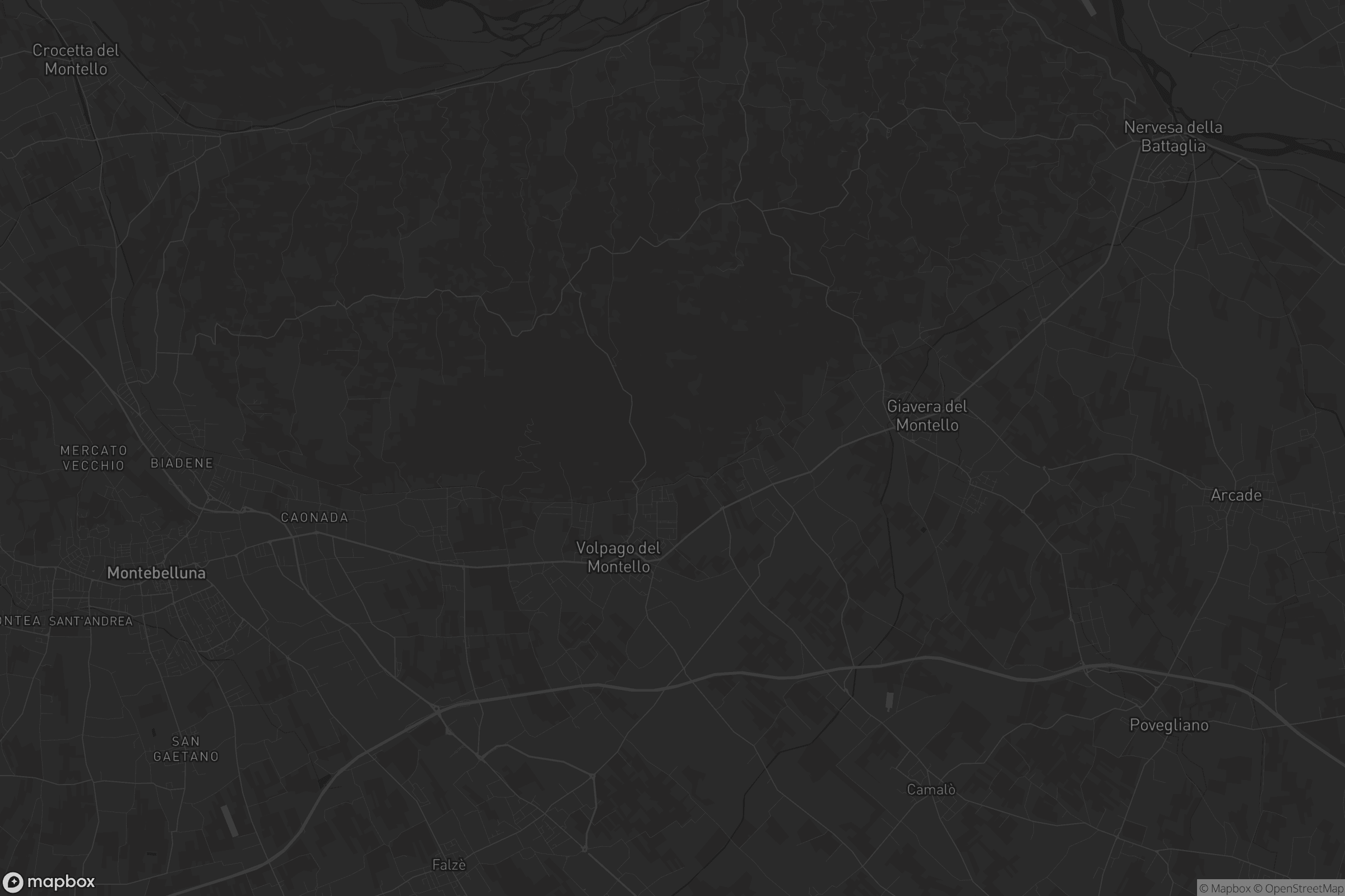 Mappa di Volpago del Montello