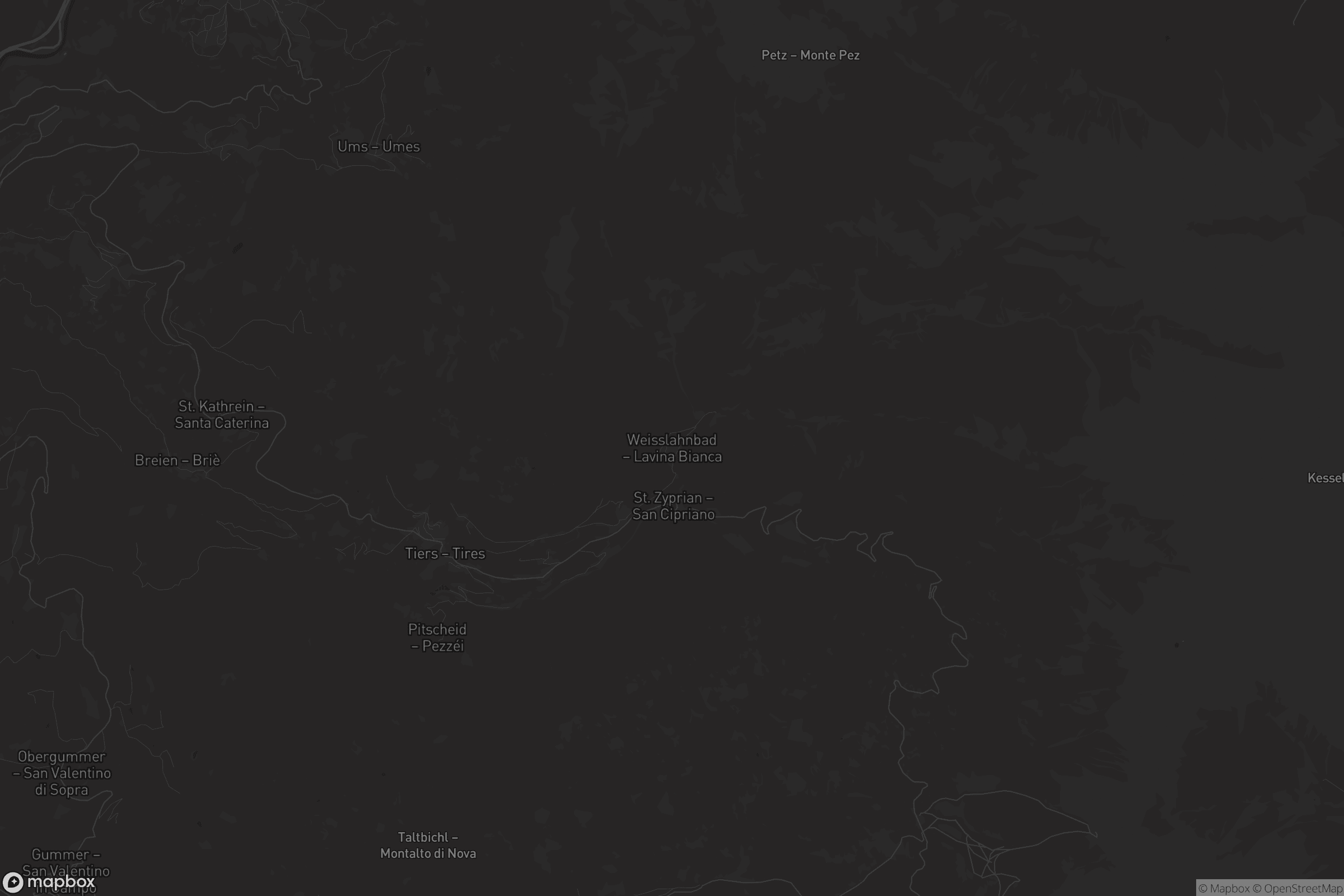 Mappa di Weisslahnbad - Lavina Bianca