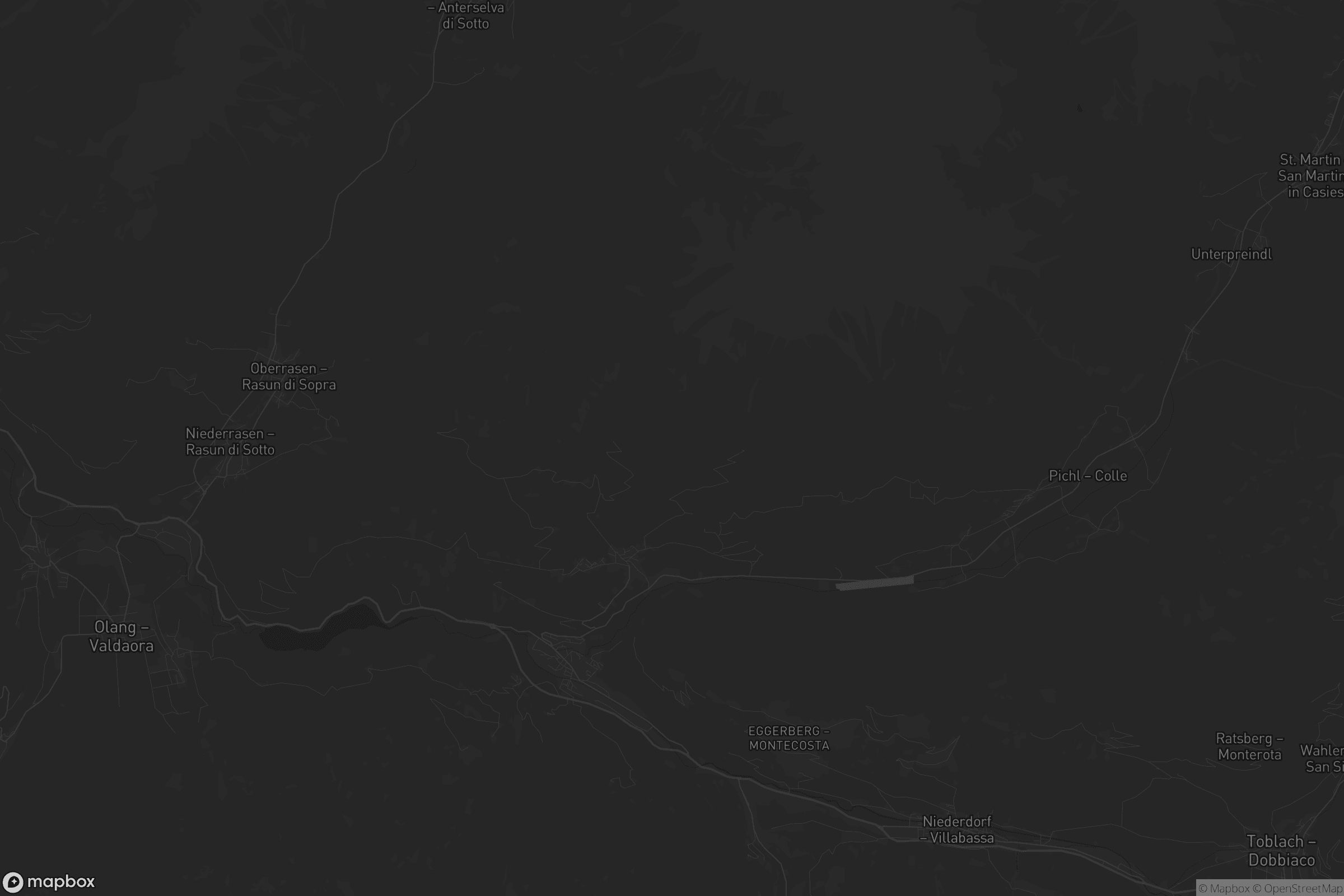 Mappa di Welsberg-Taisten - Monguelfo-Tesido