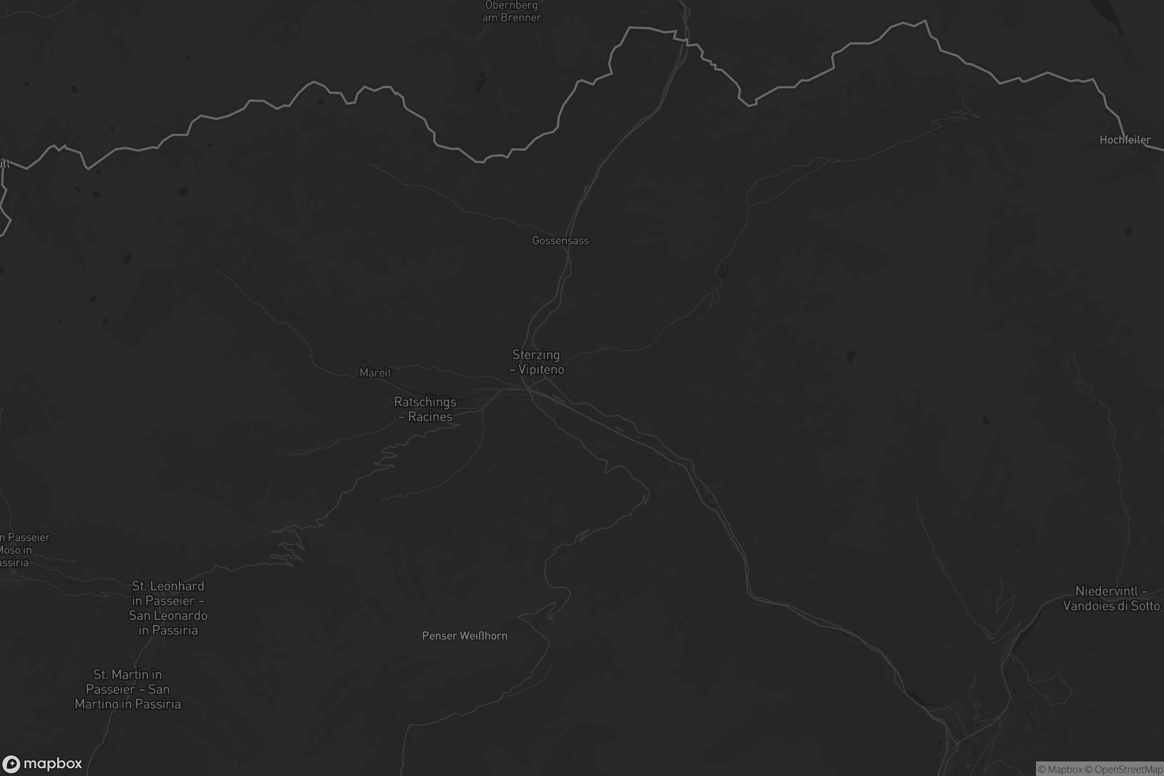 Mappa di Wipptal - Alta Vall'Isarco